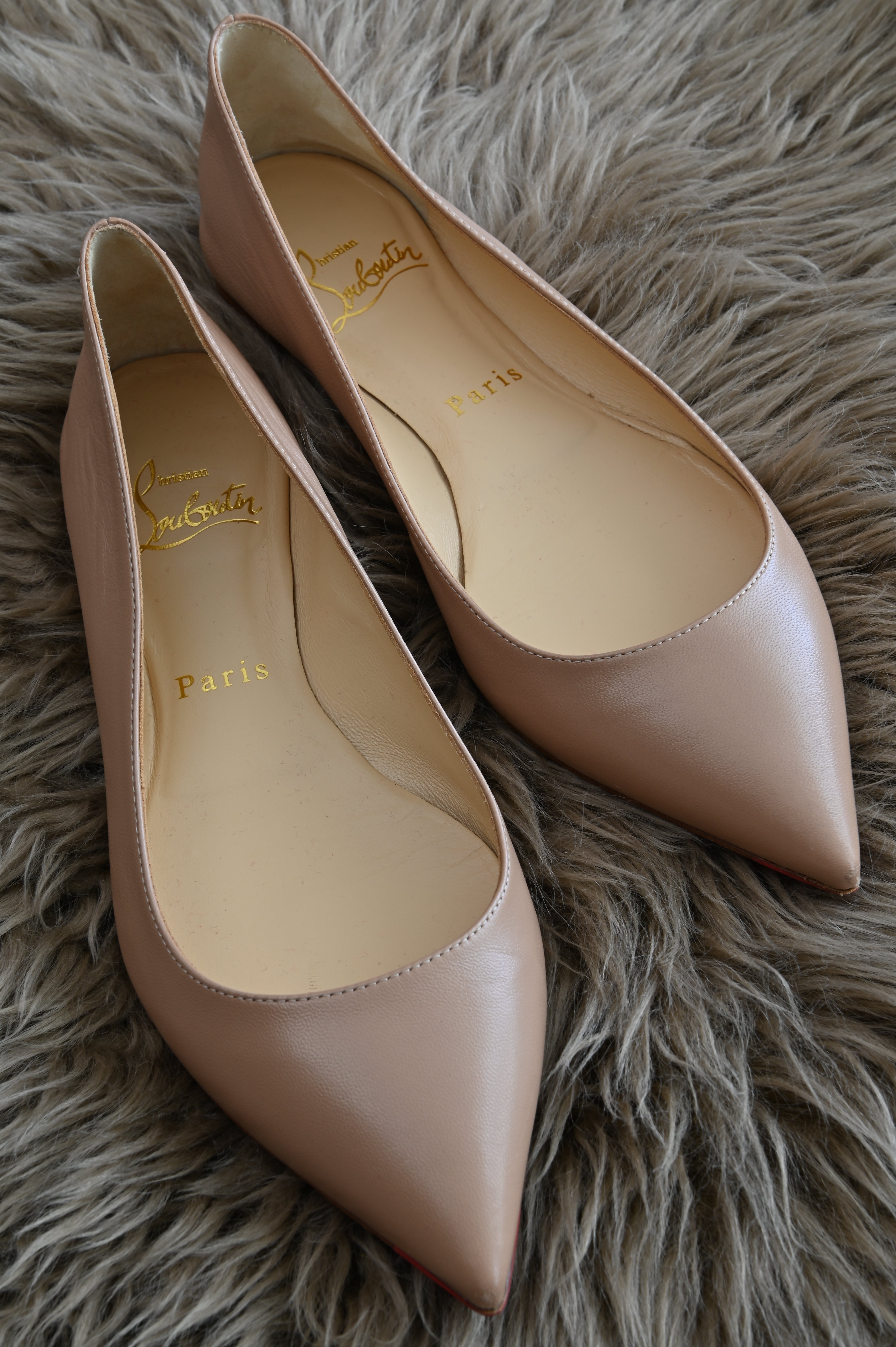 Christian Louboutin Ballerina flats in nude