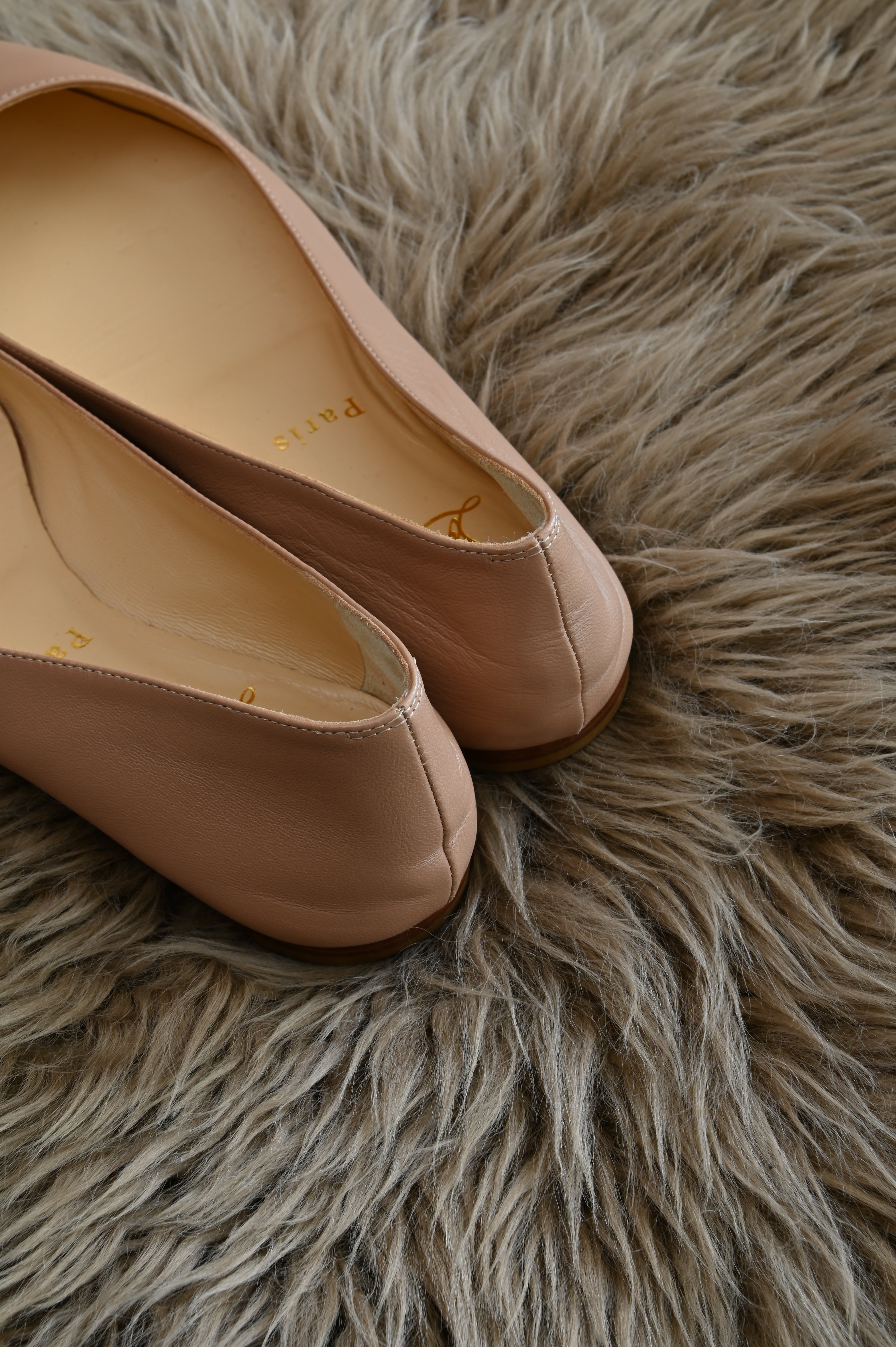 Christian Louboutin Ballerina flats in nude