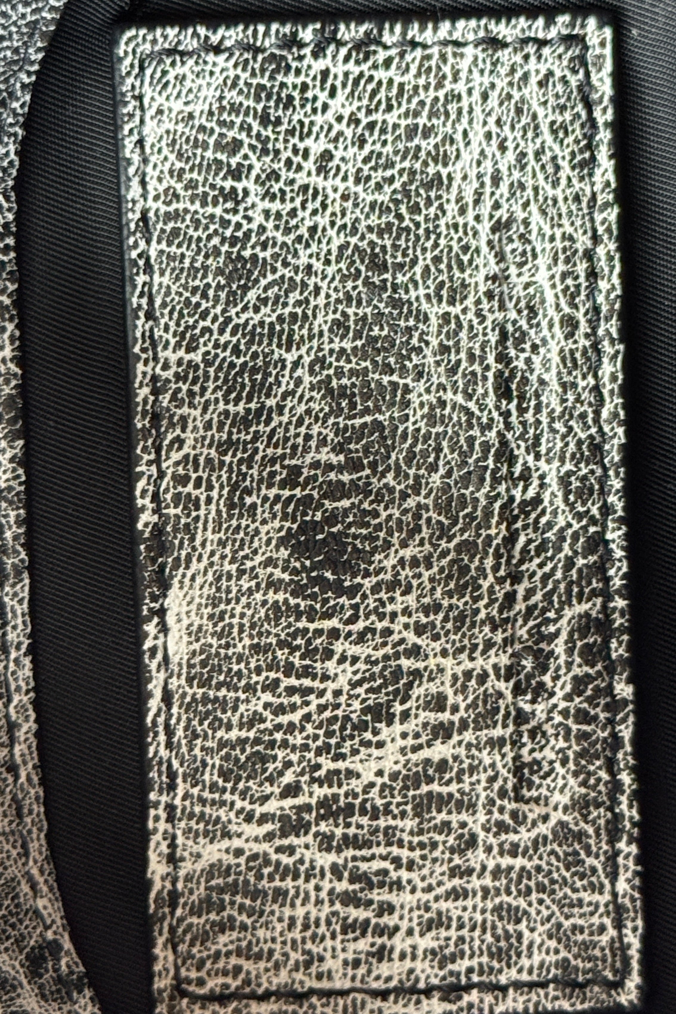 Alexander Wang White Black Grained Rocco Bag engrave