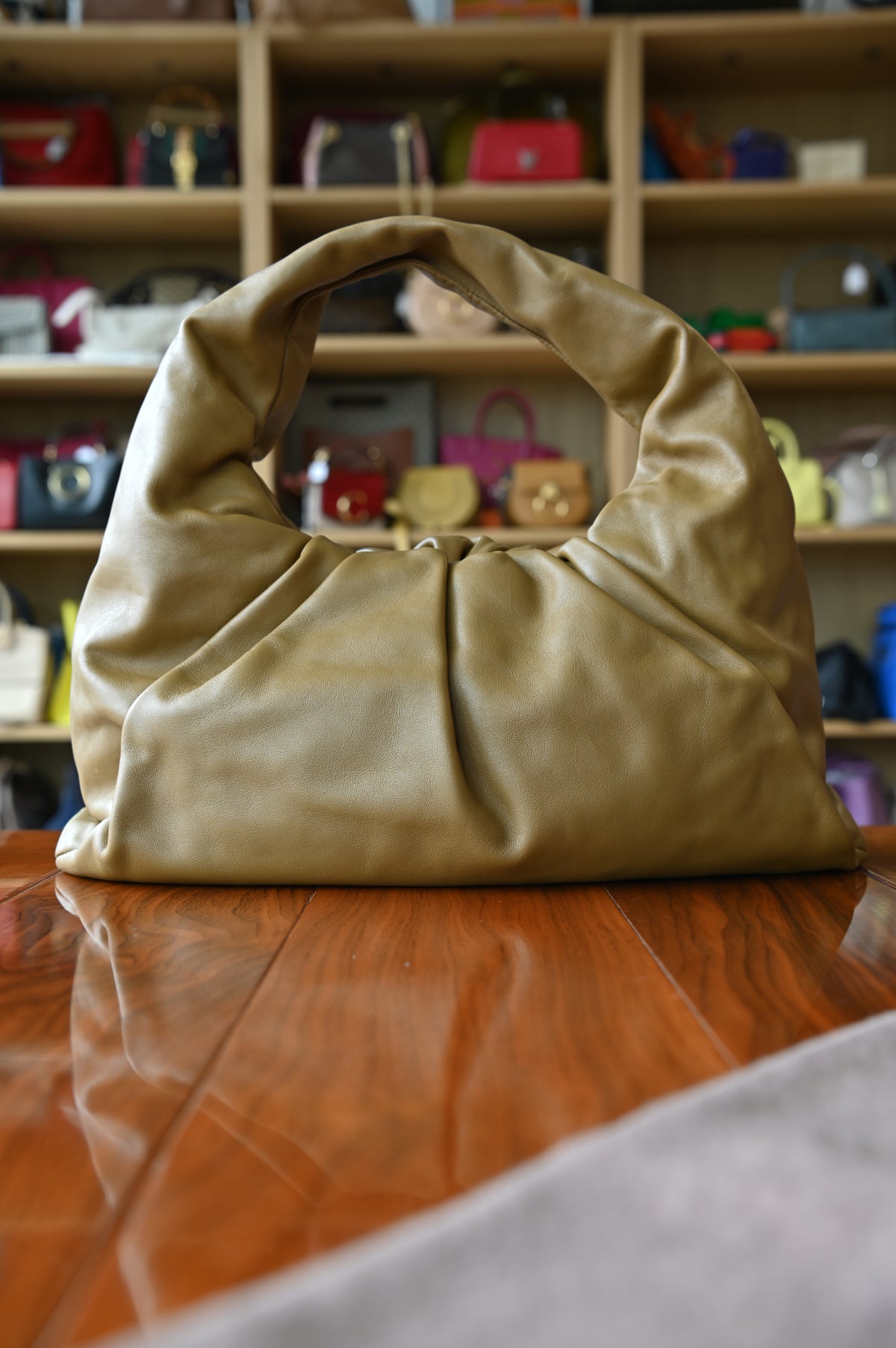 Bottega Veneta Brown Shoulder Pouch Bag
