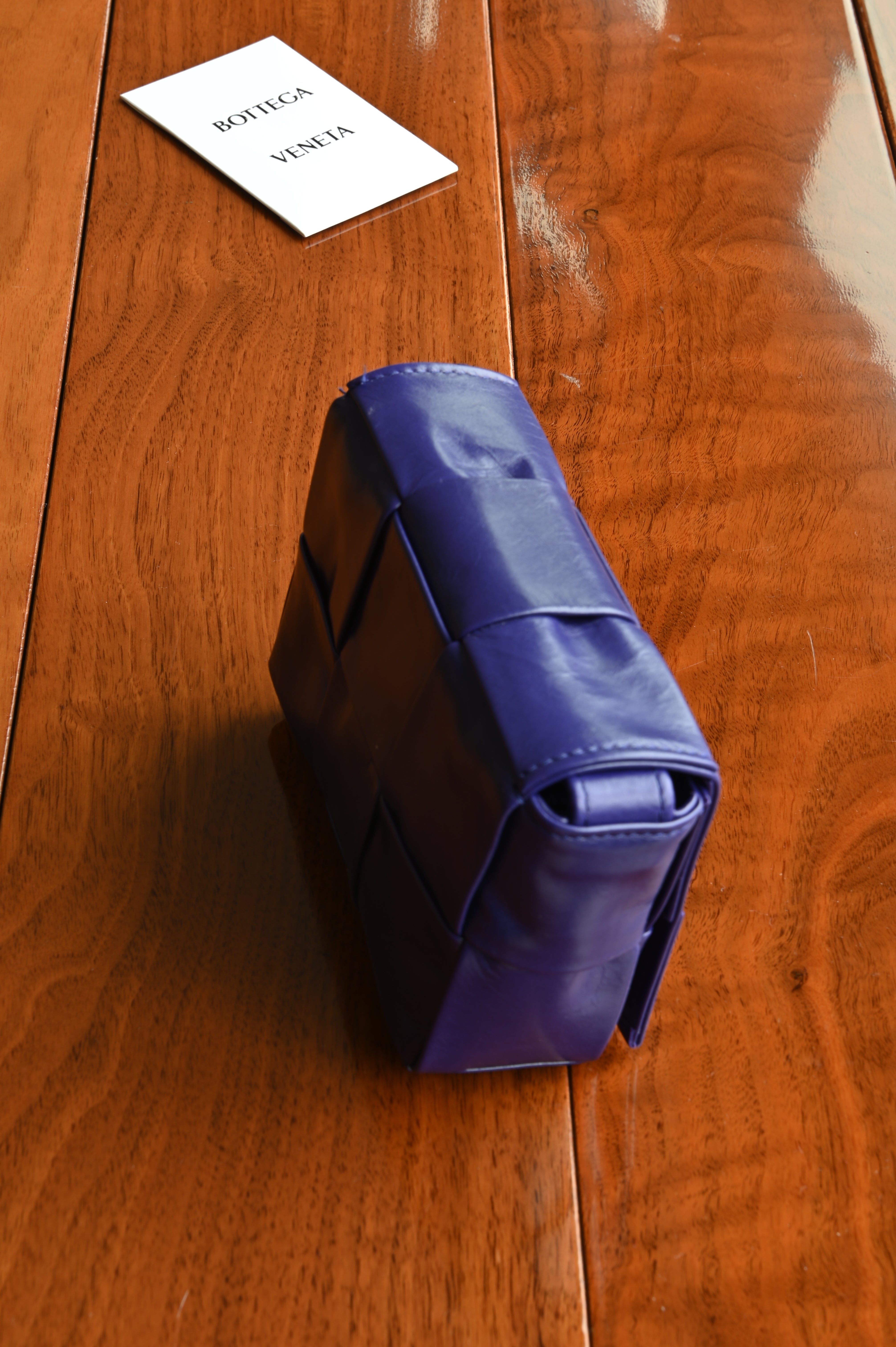 Bottega Veneta Cassette Mini Crossbody Bag top