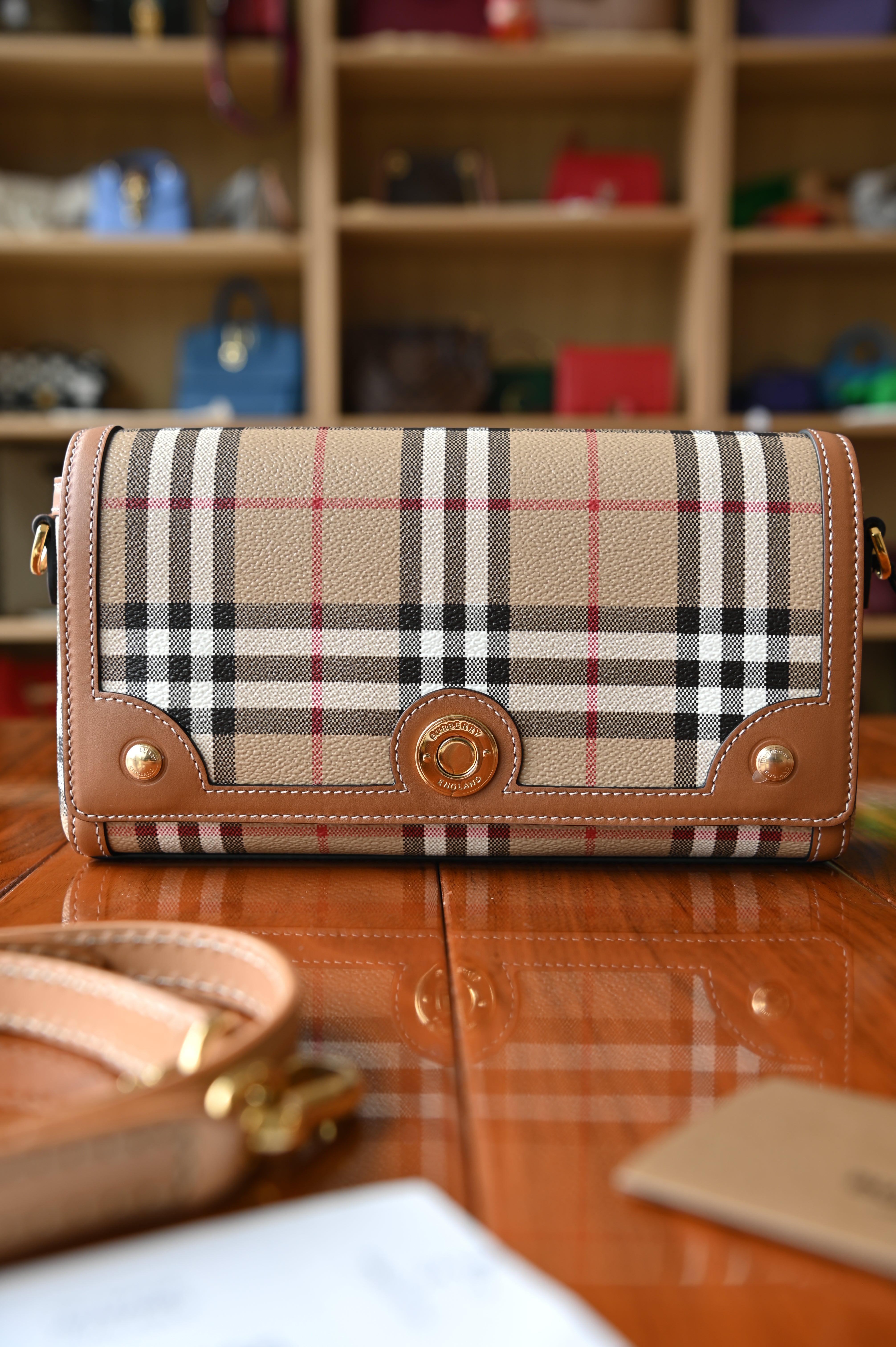 Burberry Briar Brow Note Crossbody Bag