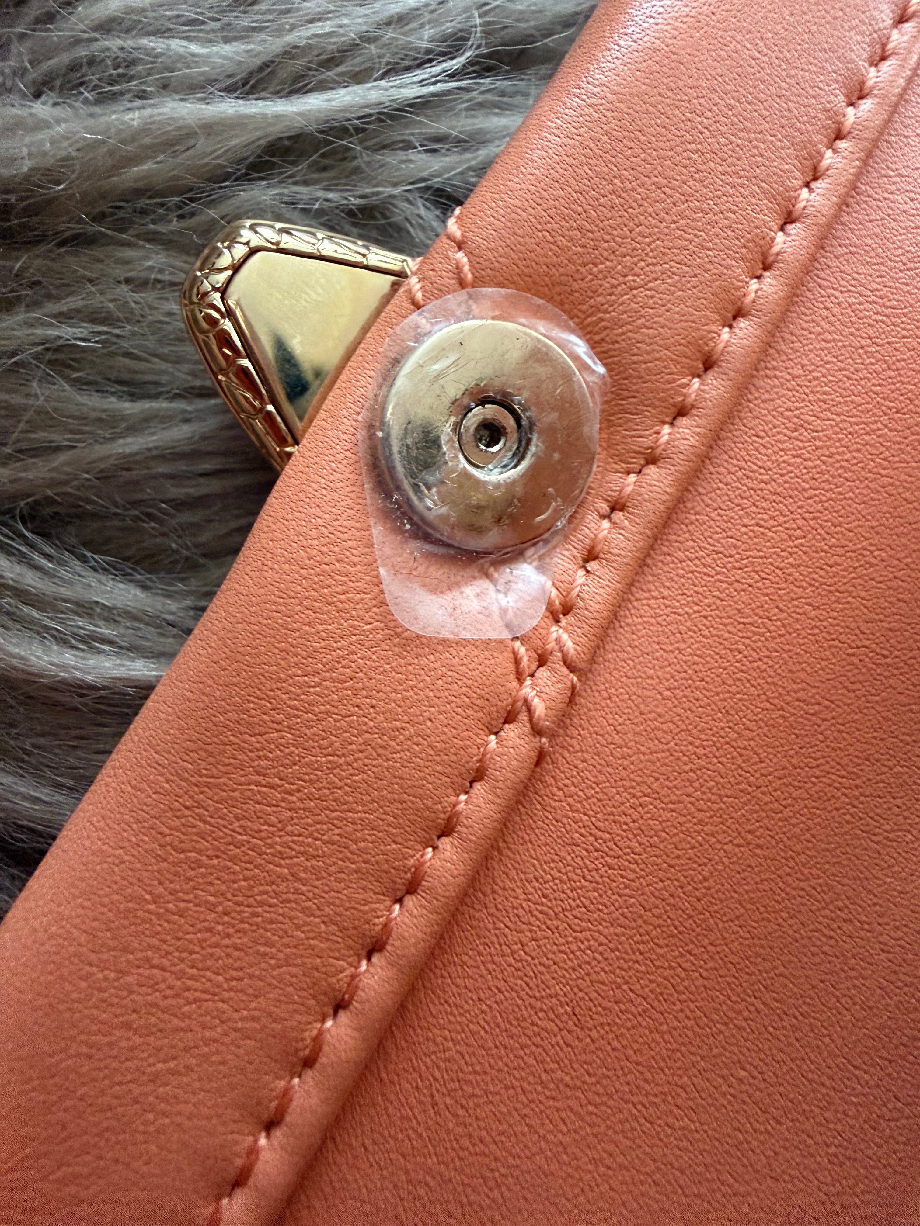 Bvlgari Serpenti Cabochon mini crossbody bag closure