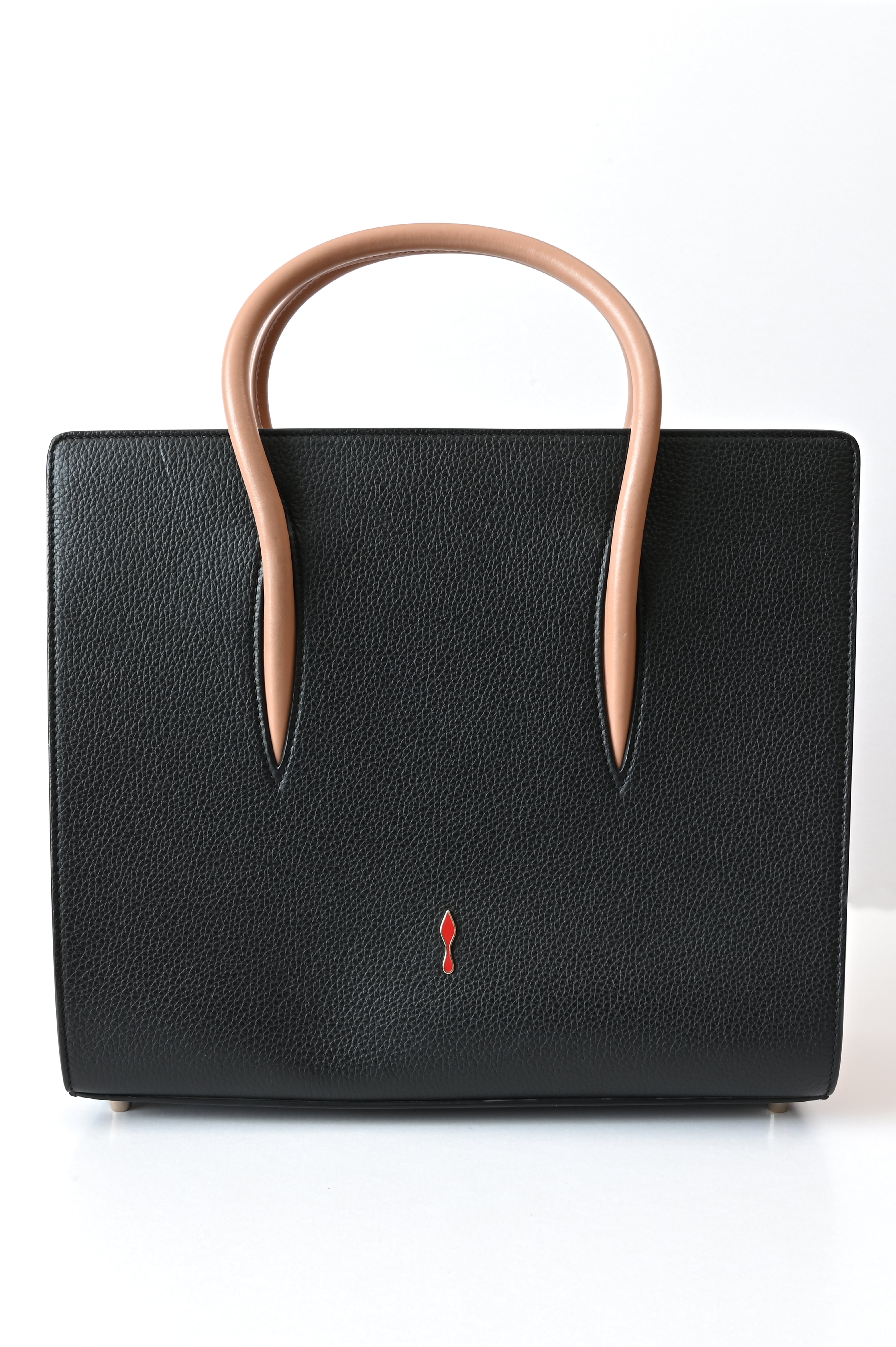 Christian Louboutin Paloma Tote Leather and Africube Textile