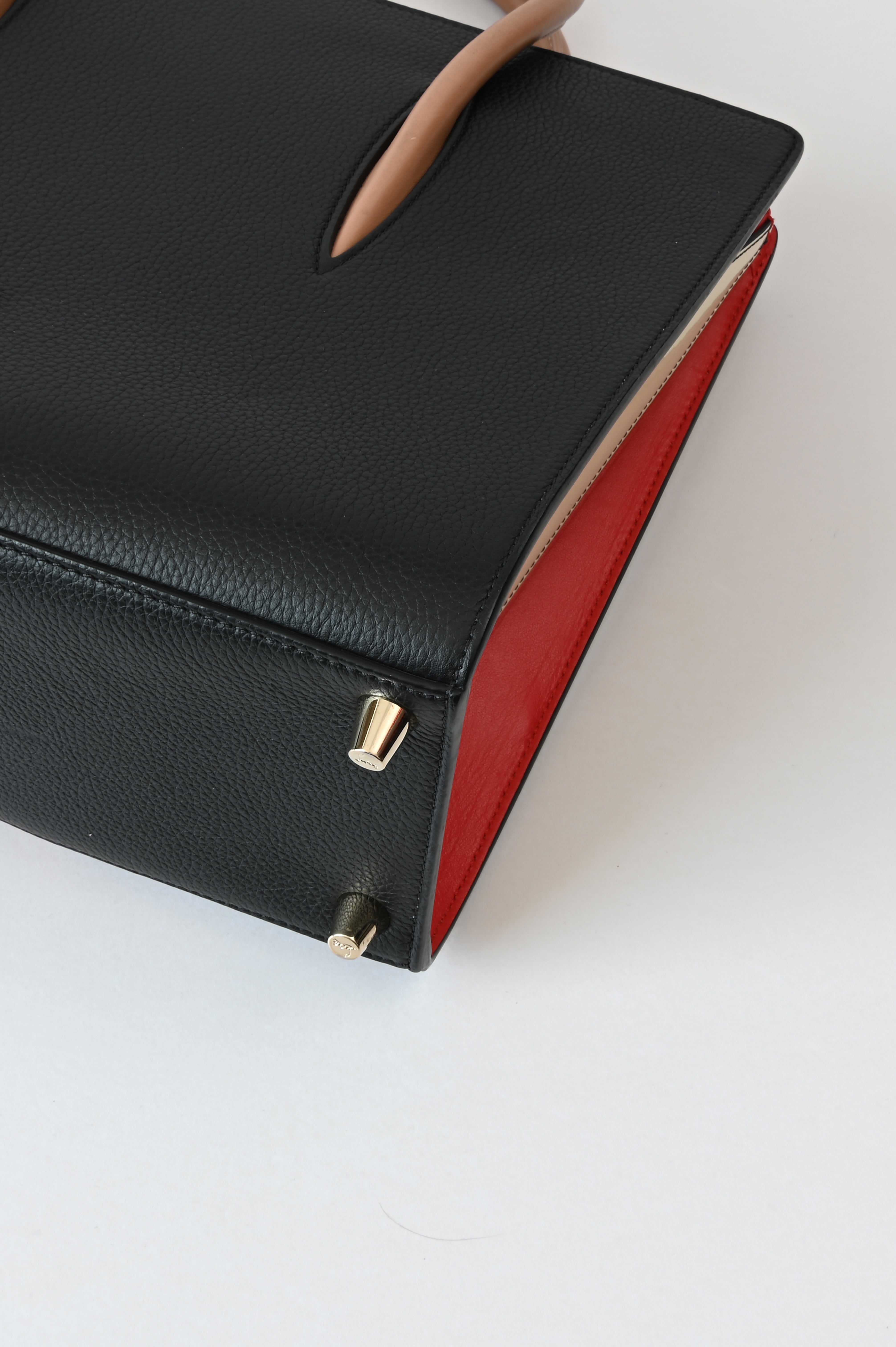 Christian Louboutin Paloma Tote Leather and Africube Textile