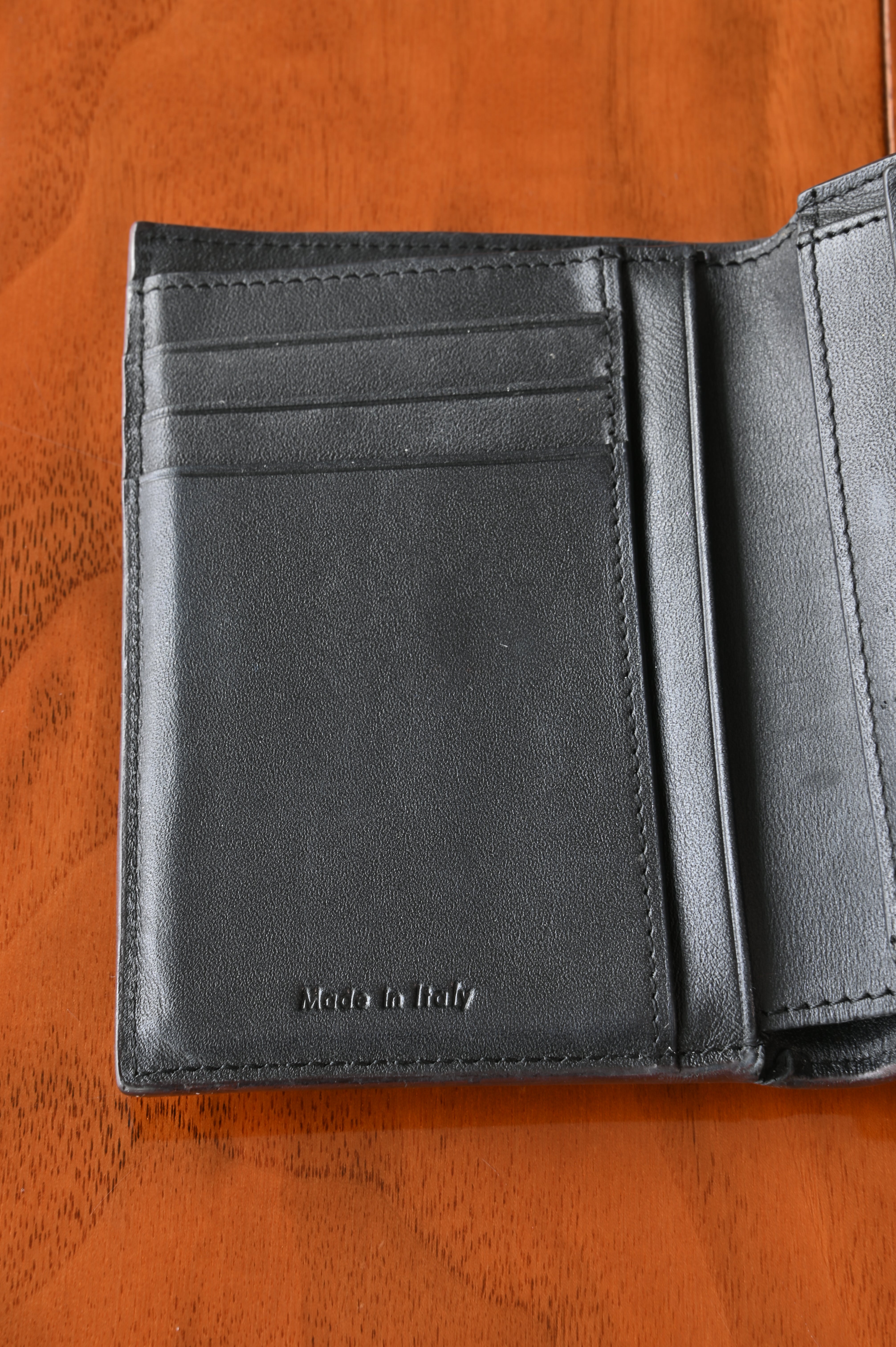 Céline Envelope Tri-Color Compact Wallet engrave