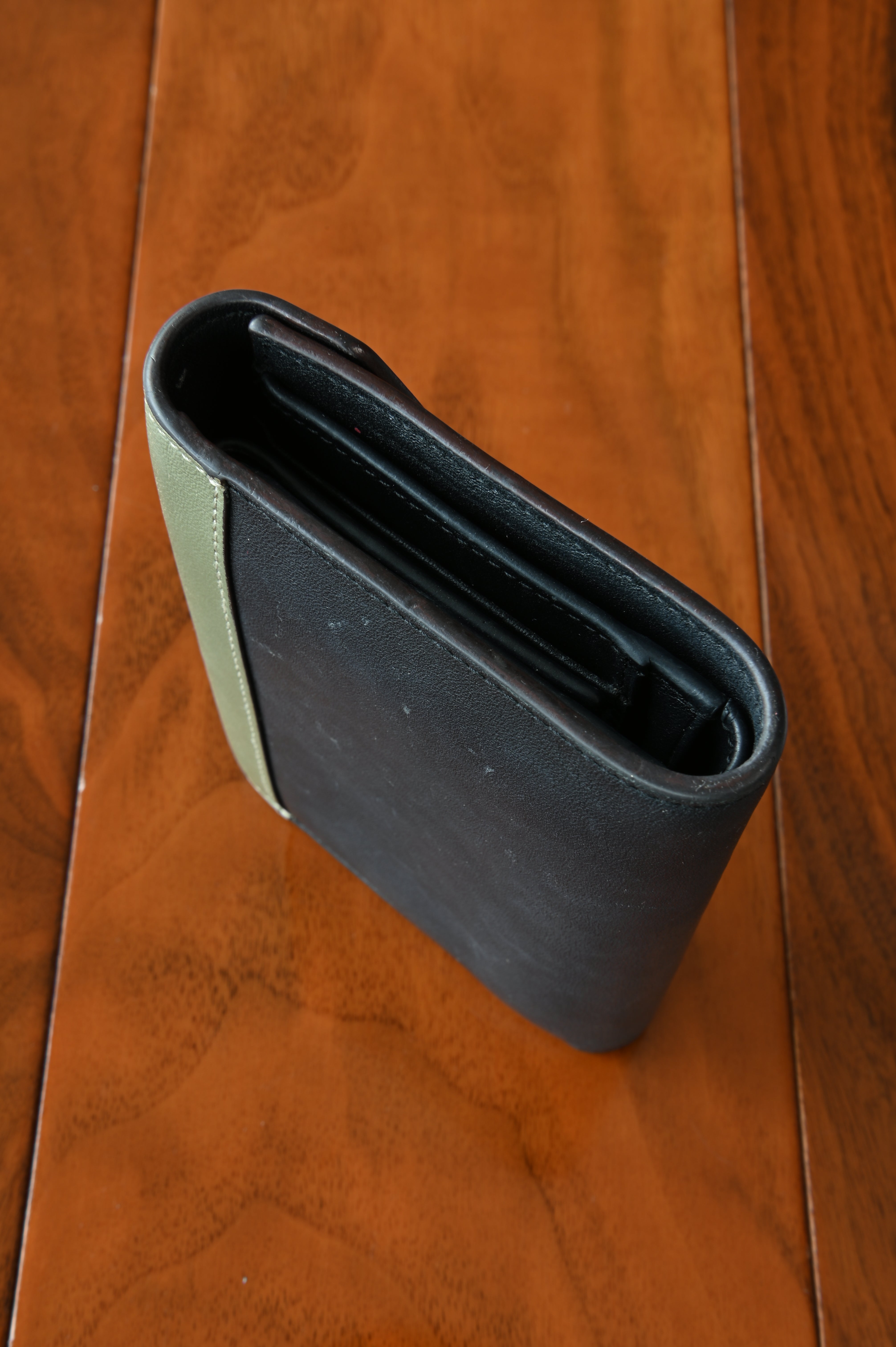 Céline Envelope Tri-Color Compact Wallet side two