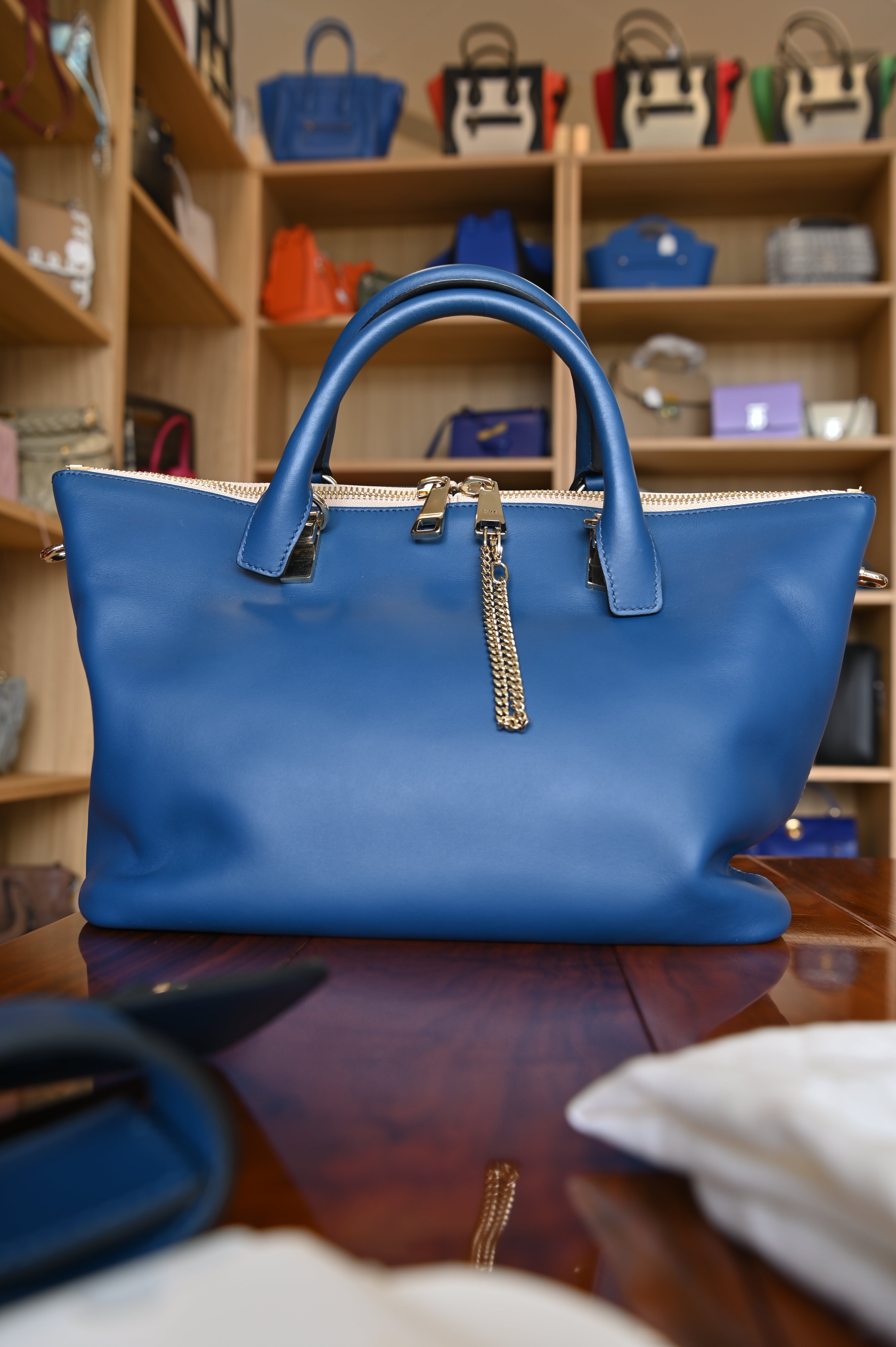 Chloé Baylee Python Crossbody Bag back