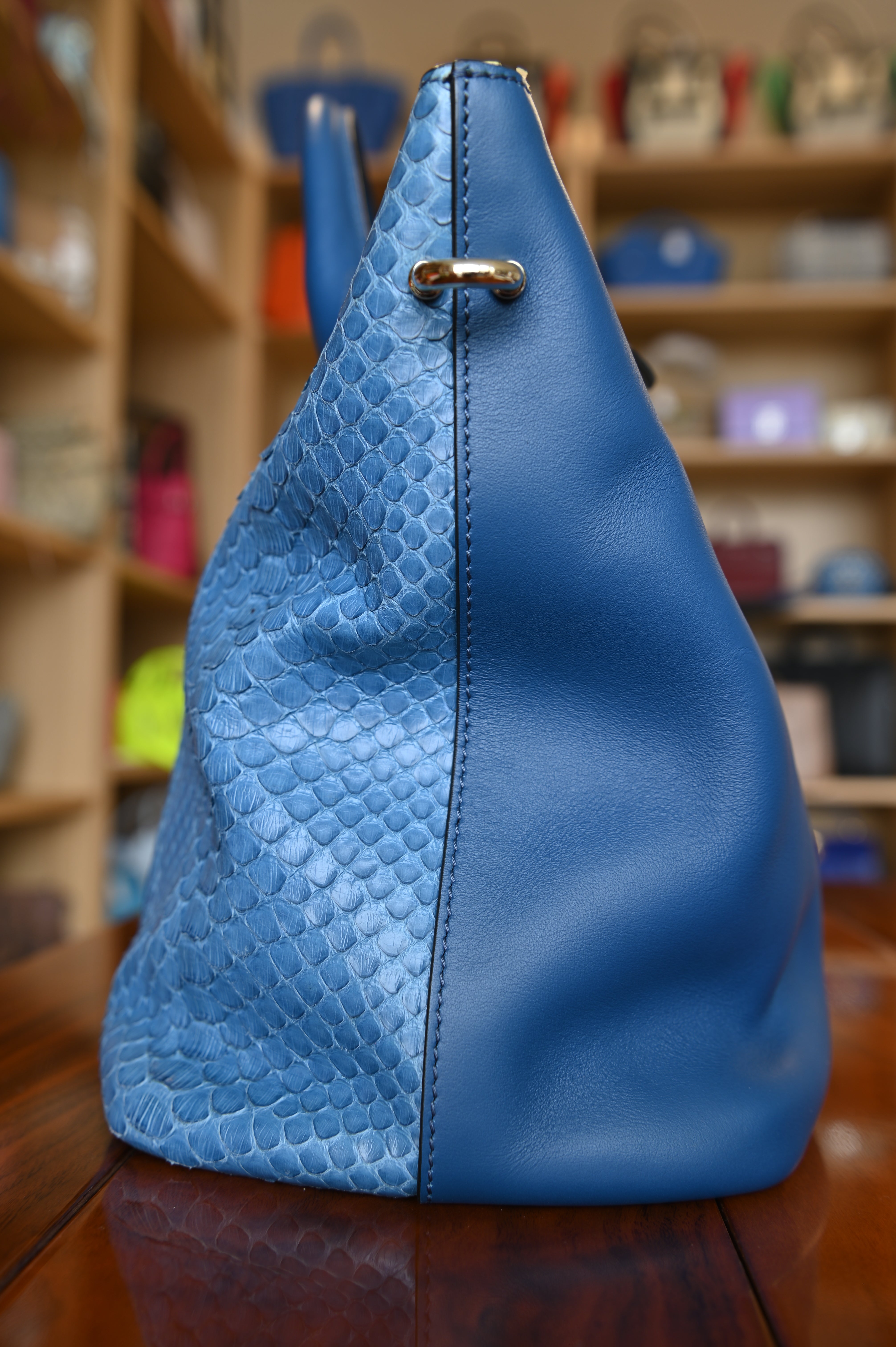 Chloé Baylee Python Crossbody Bag side