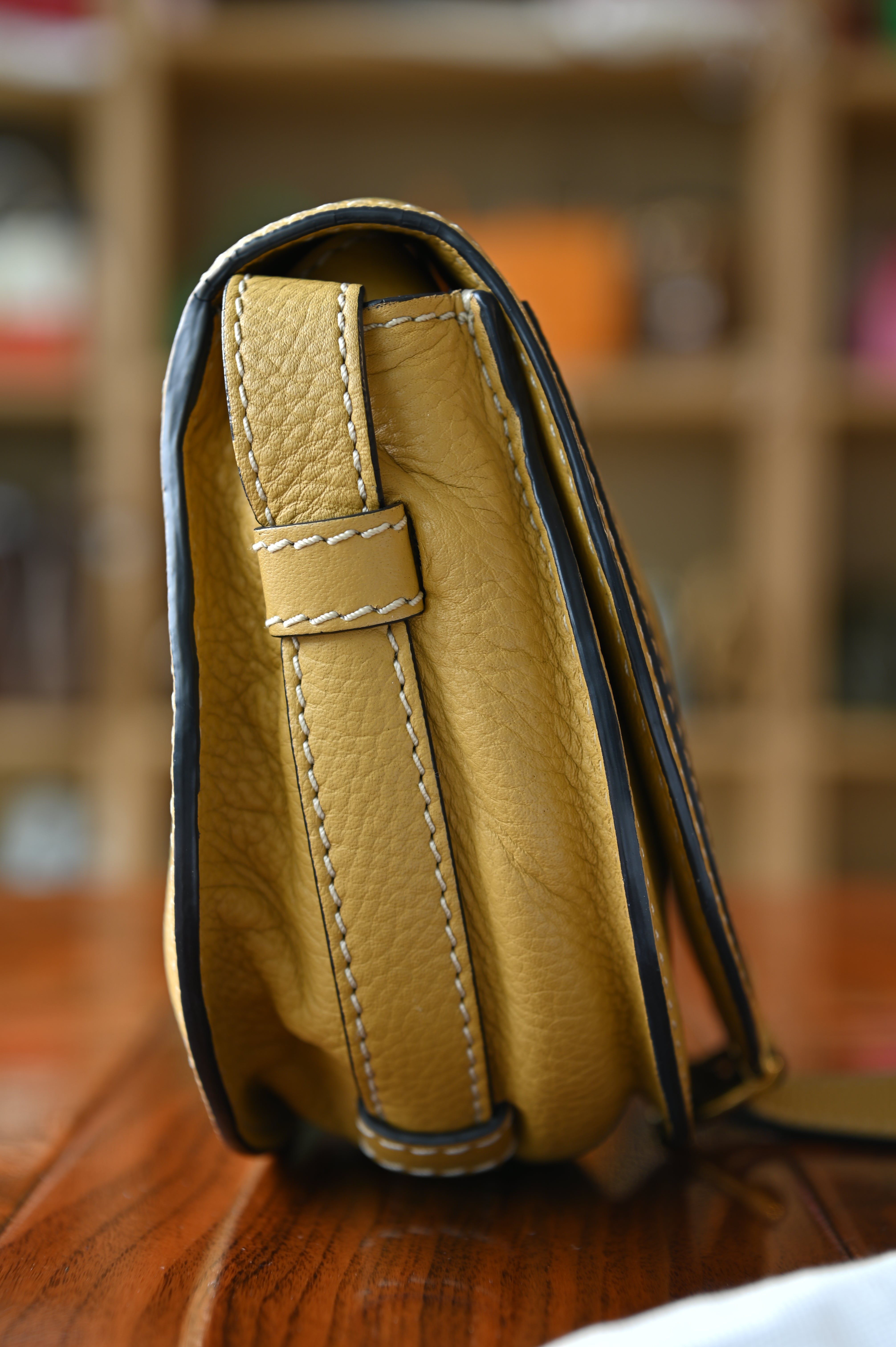 Chloe Marcie Yellow Mini Shoulder Bag side