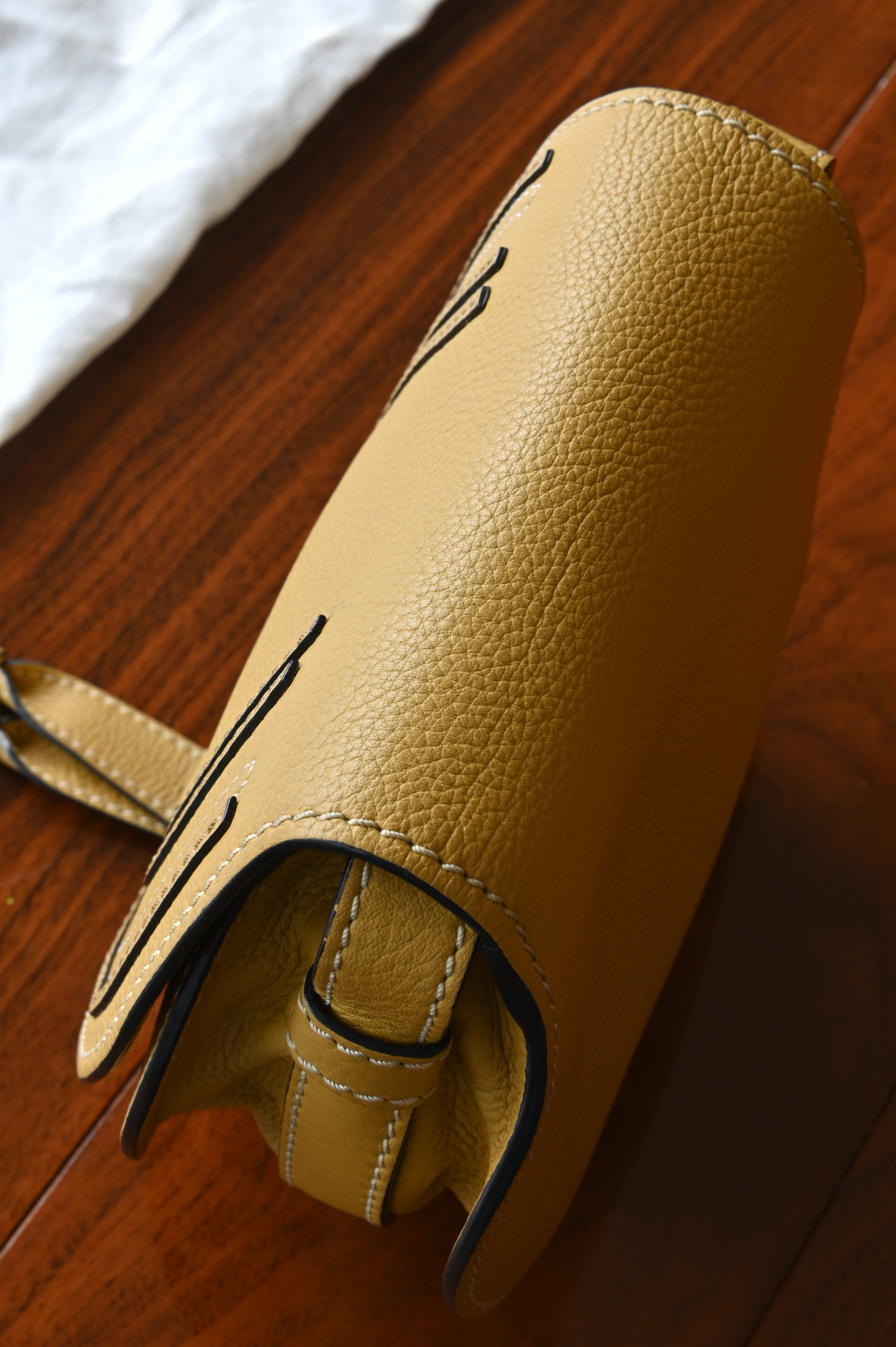 Chloe Marcie Yellow Mini Shoulder Bag top