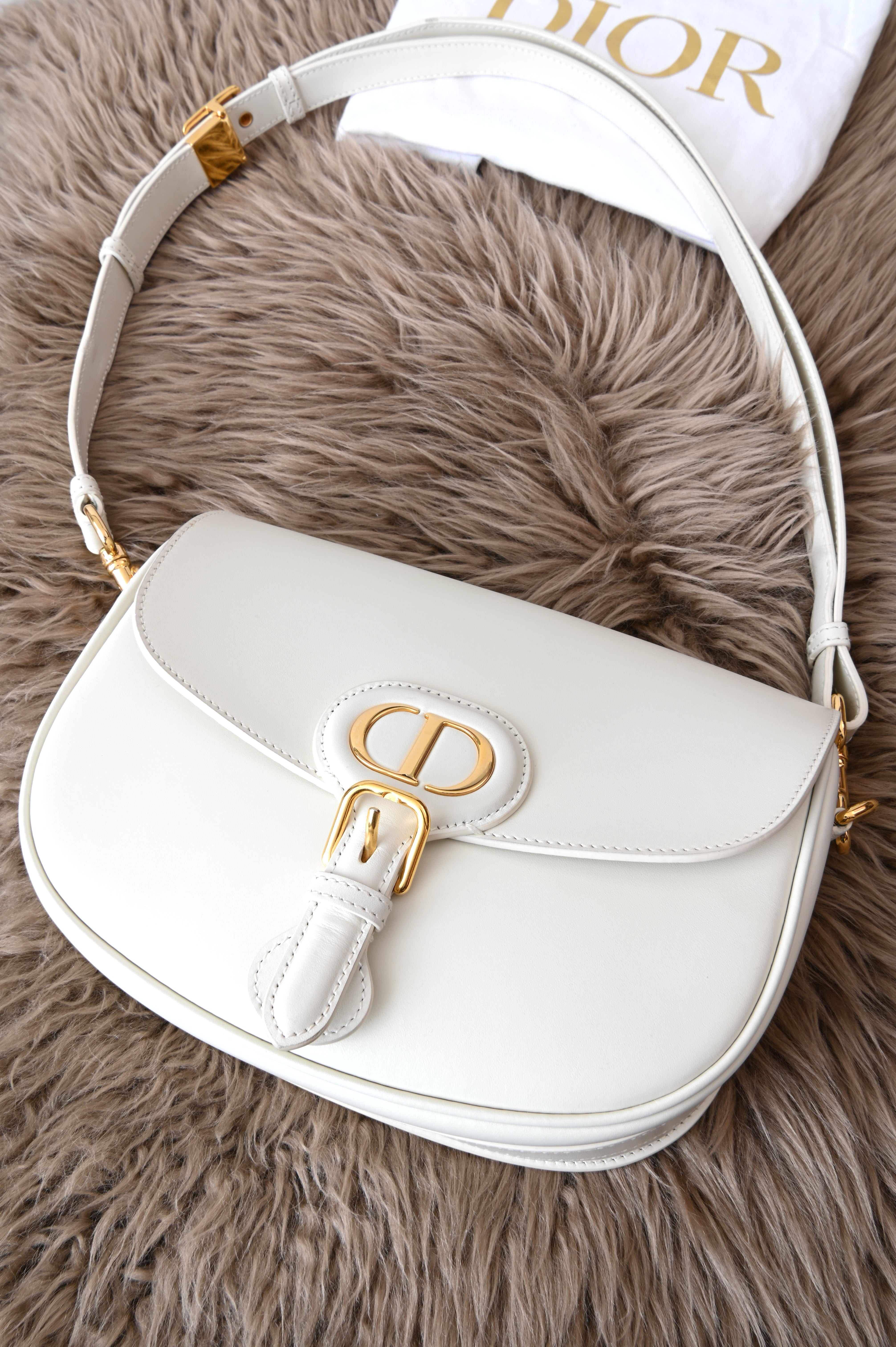 Christian Dior Bobby in latte front