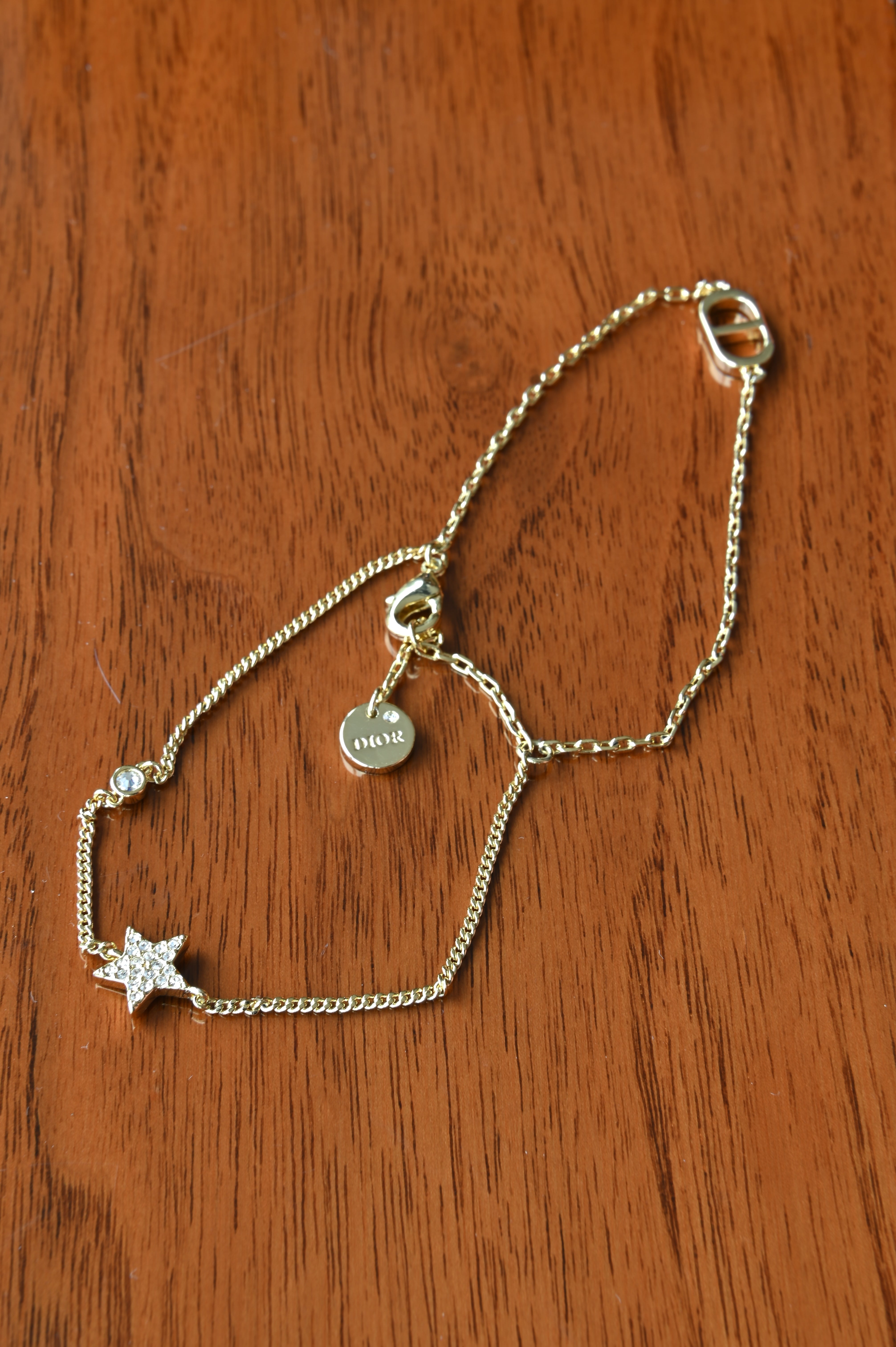Christian Dior Petit CD Double Bracelet angle