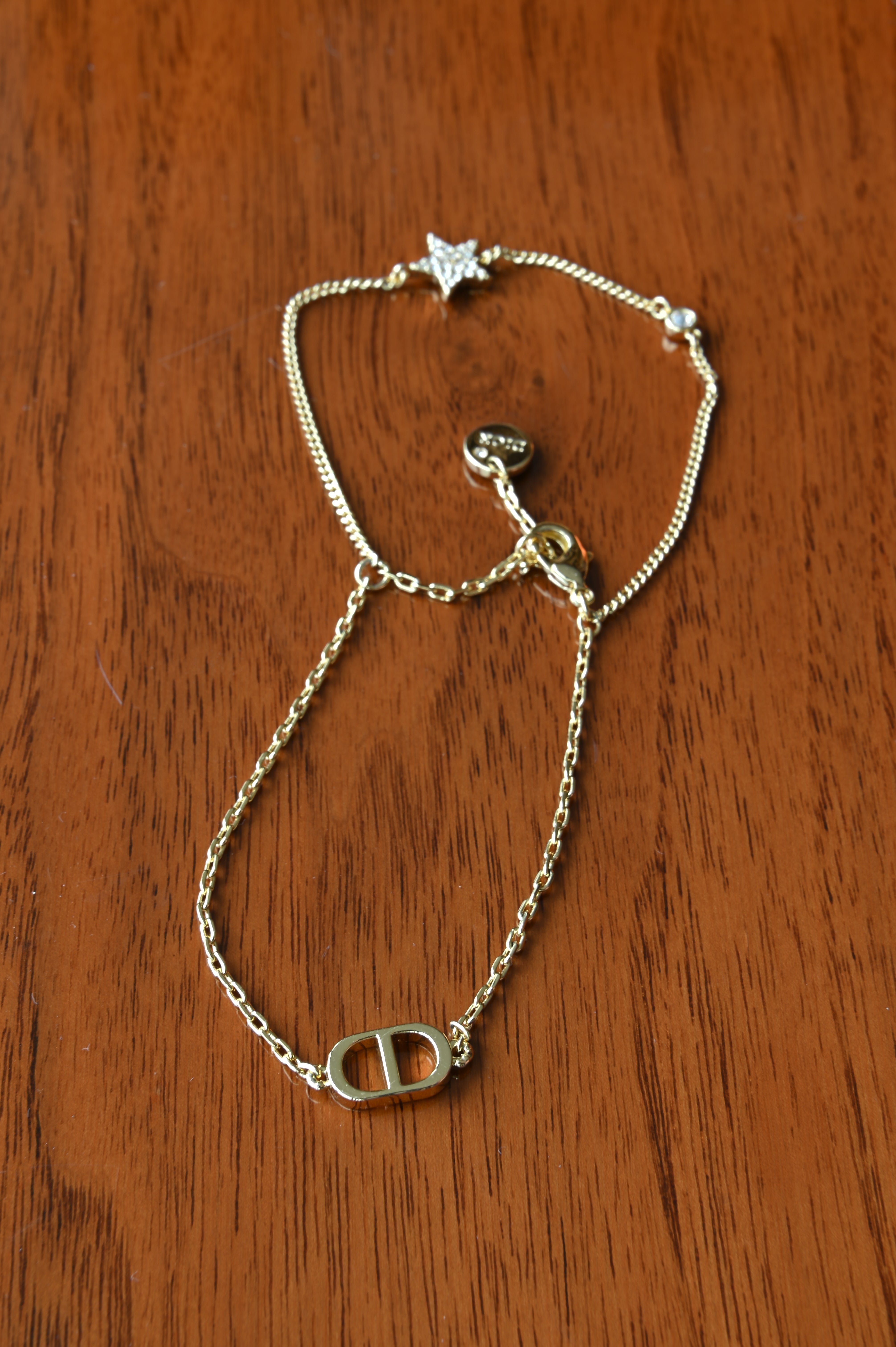 Christian Dior Petit CD Double Bracelet logo