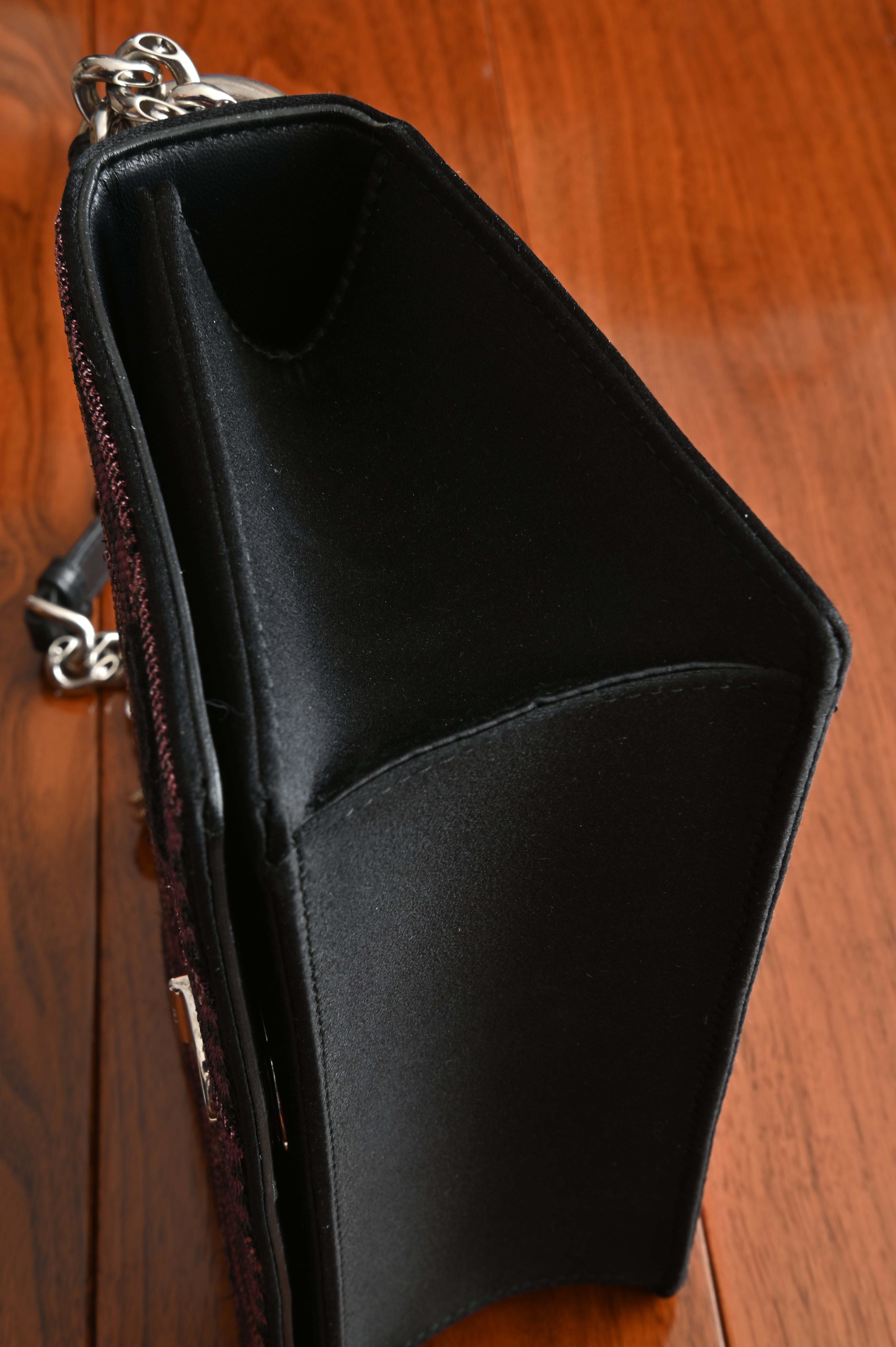 Christian Dior Sequin Diorama in pink and black right