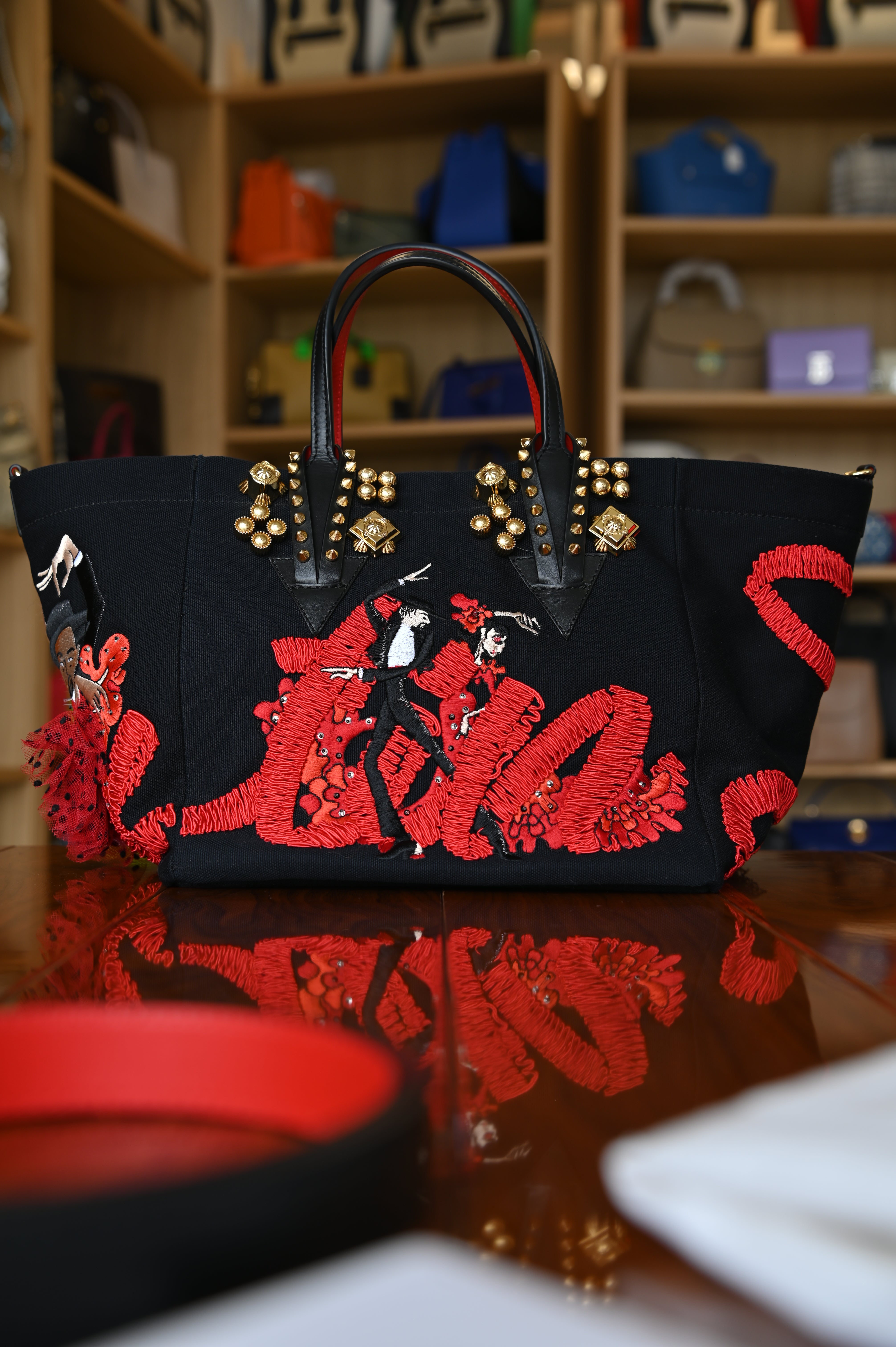 Christian Louboutin Flamencaba Tote Bag