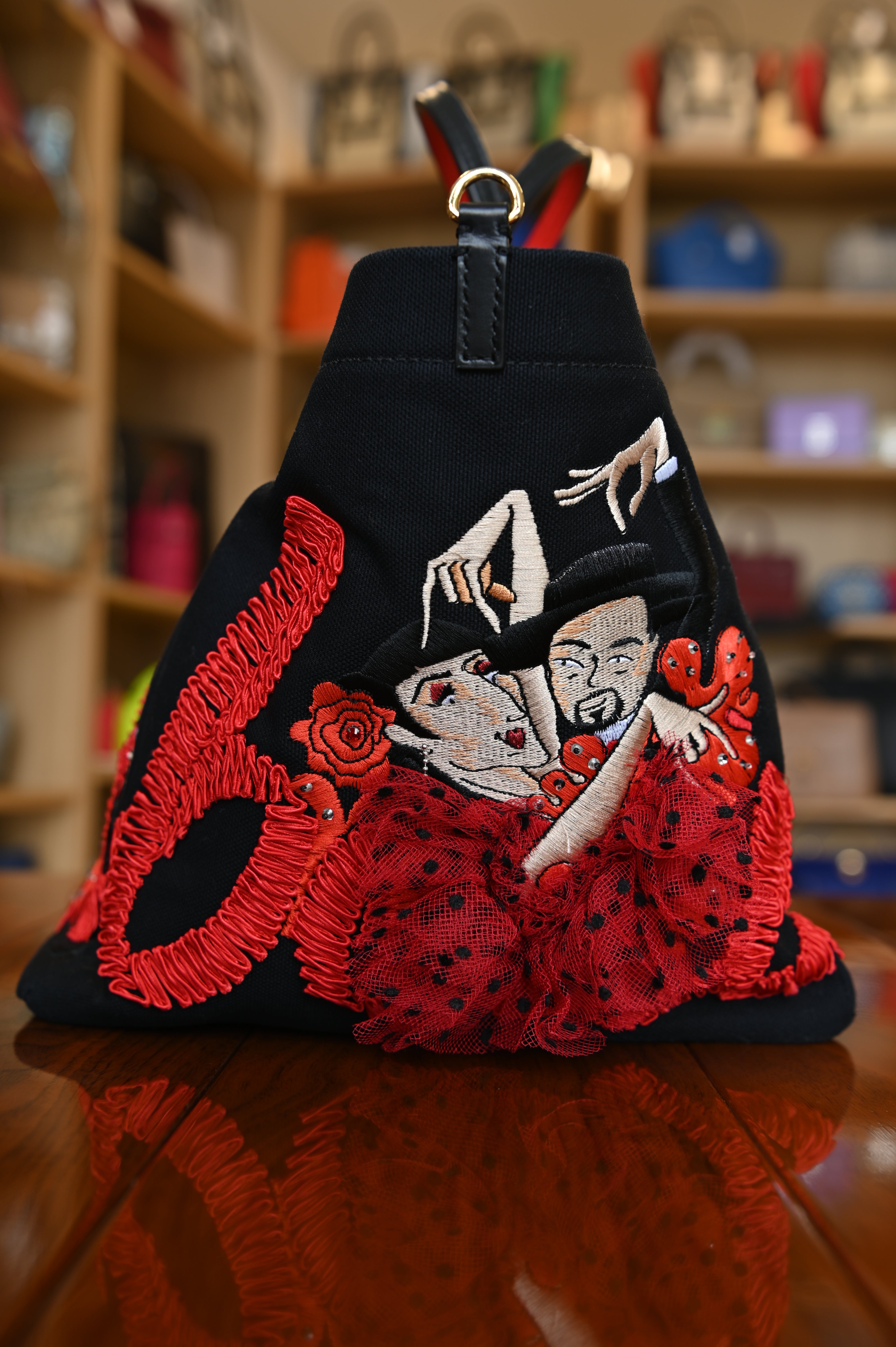 Christian Louboutin Flamencaba Tote Bag side two