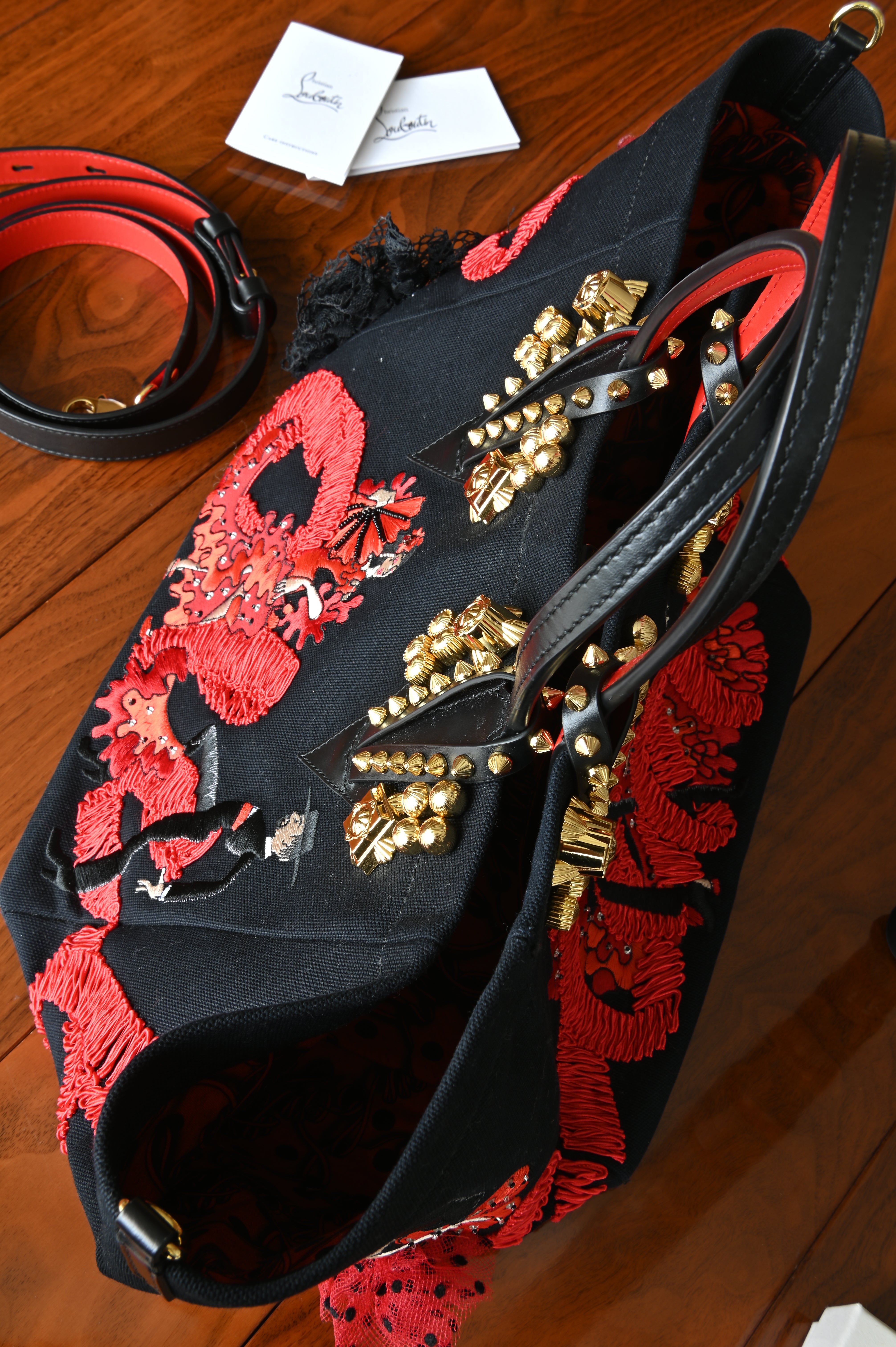 Christian Louboutin Flamencaba Tote Bag top