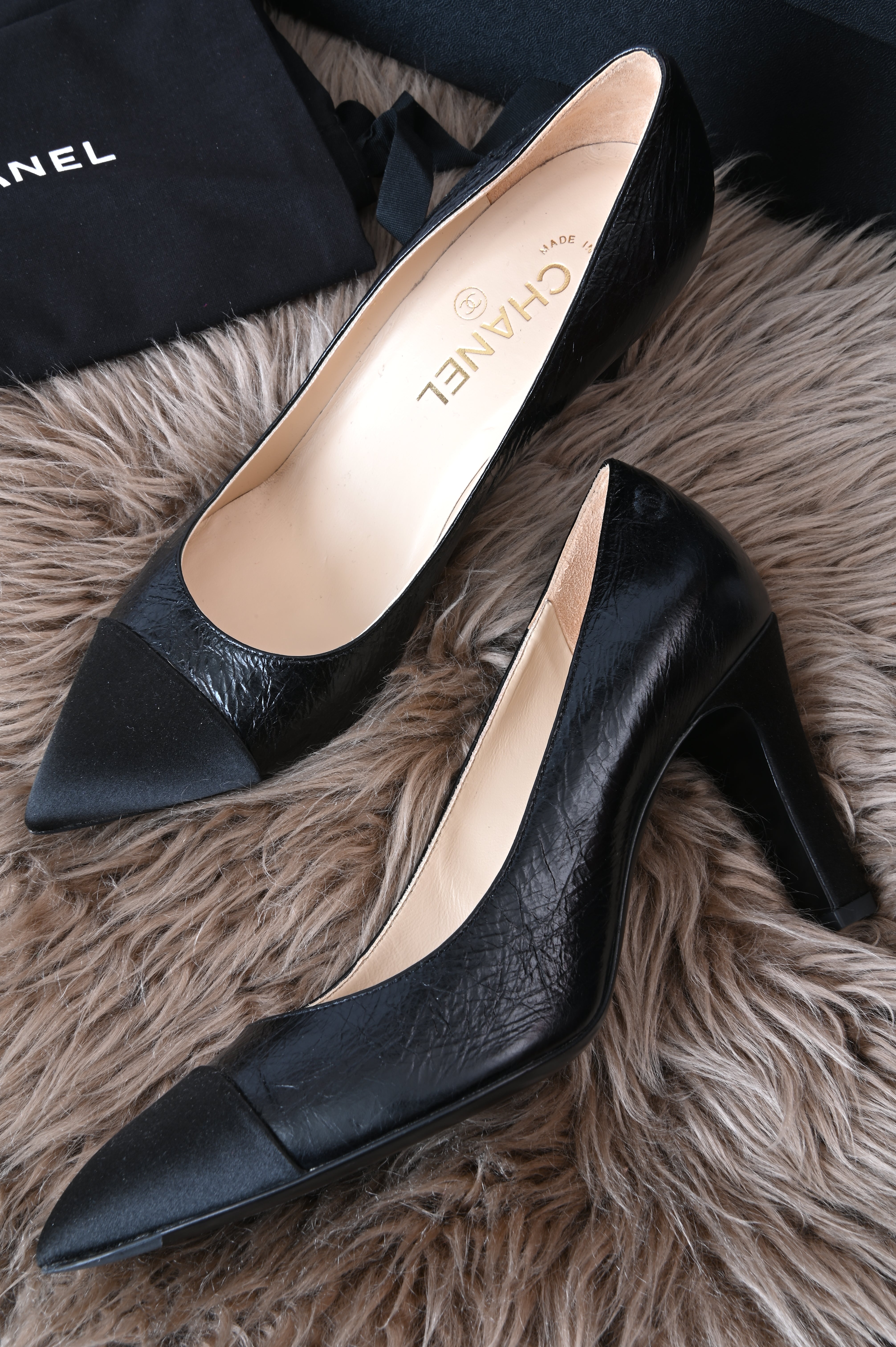 Chanel Gabrielle CoCo pumps in distressed leather