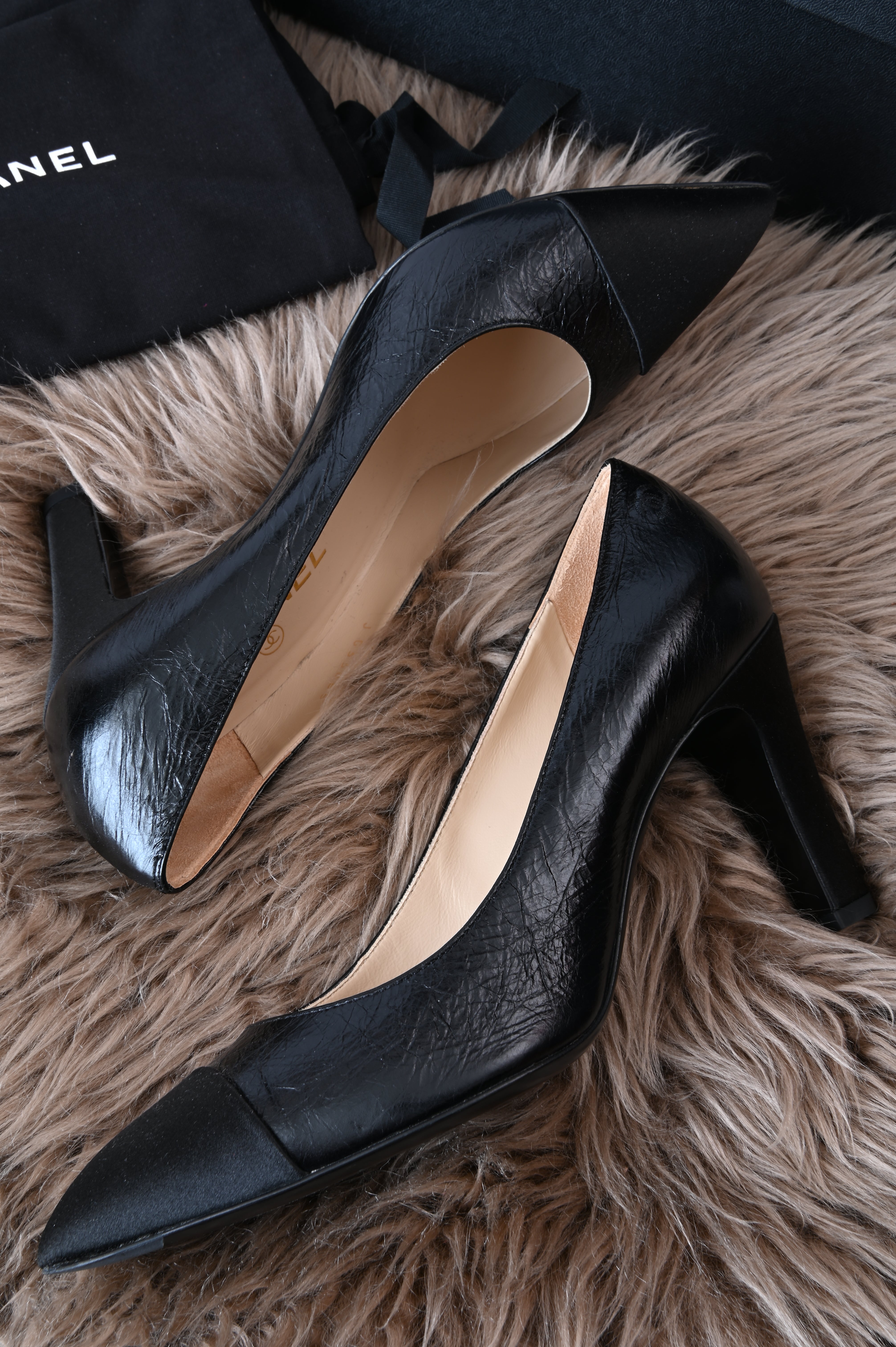Chanel Gabrielle CoCo pumps in distressed leather