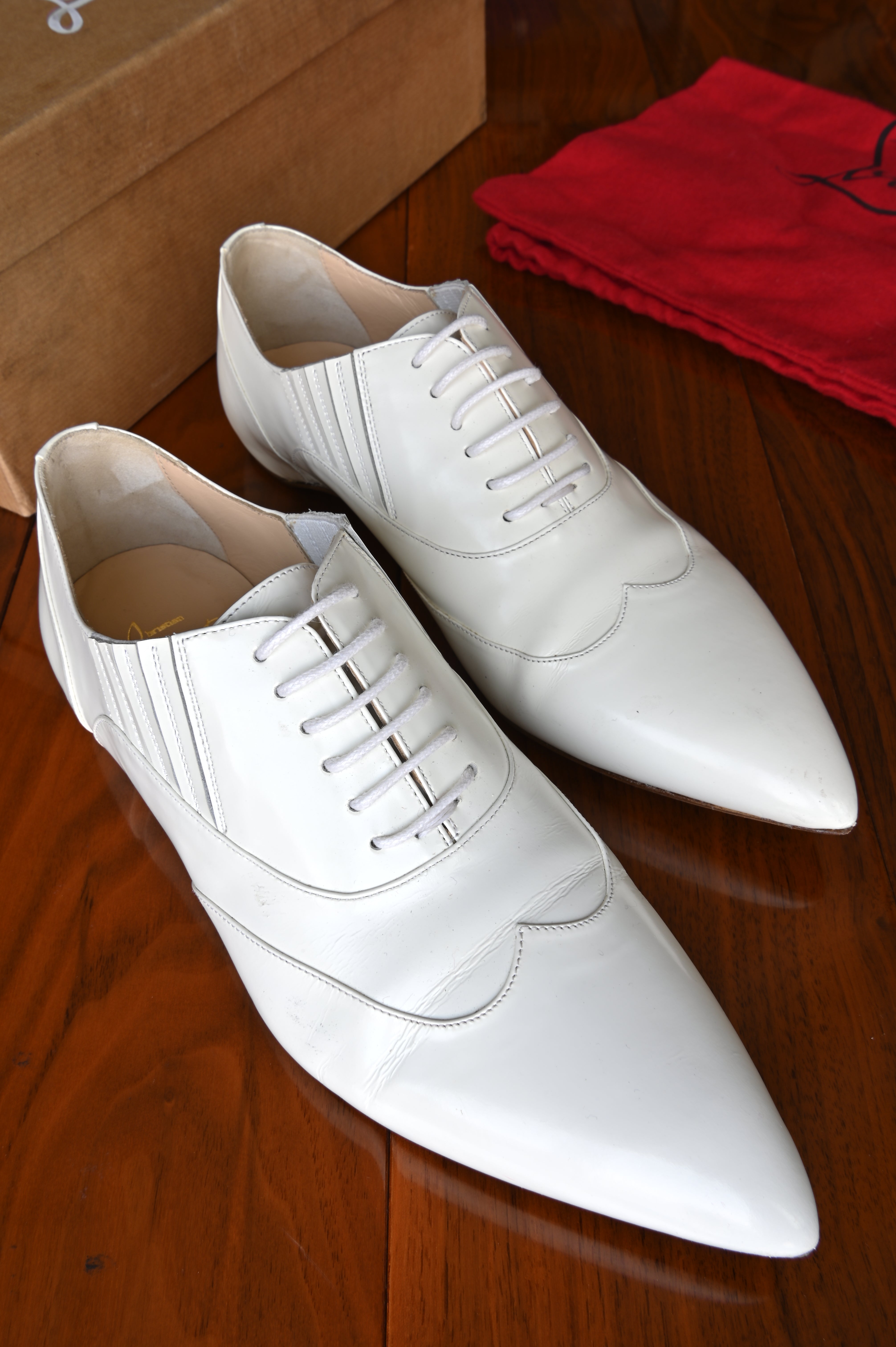 Christian Louboutin White Ruben Shoes