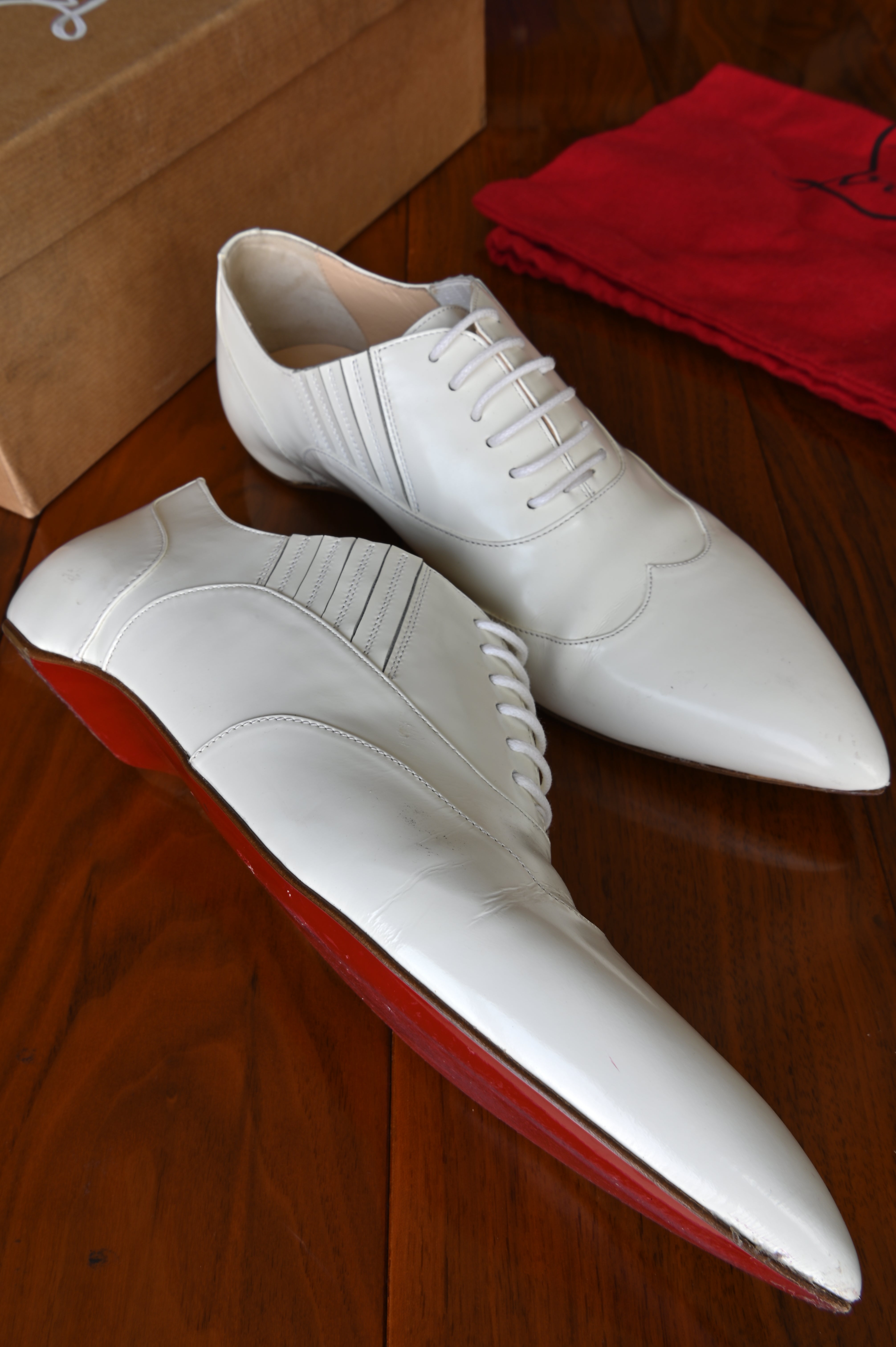 Christian Louboutin White Ruben Shoes