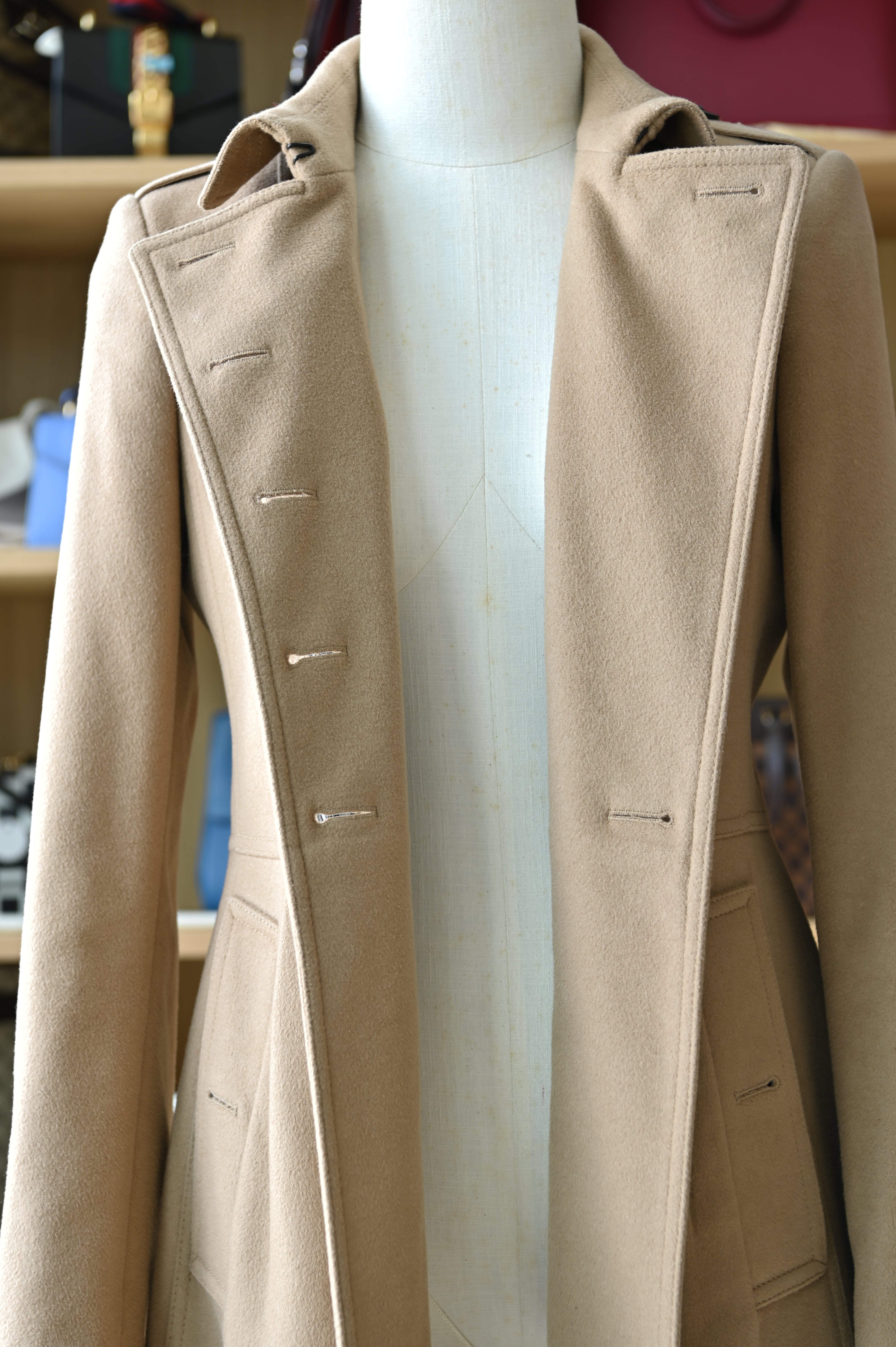 Burberry wool trench Coat in beige