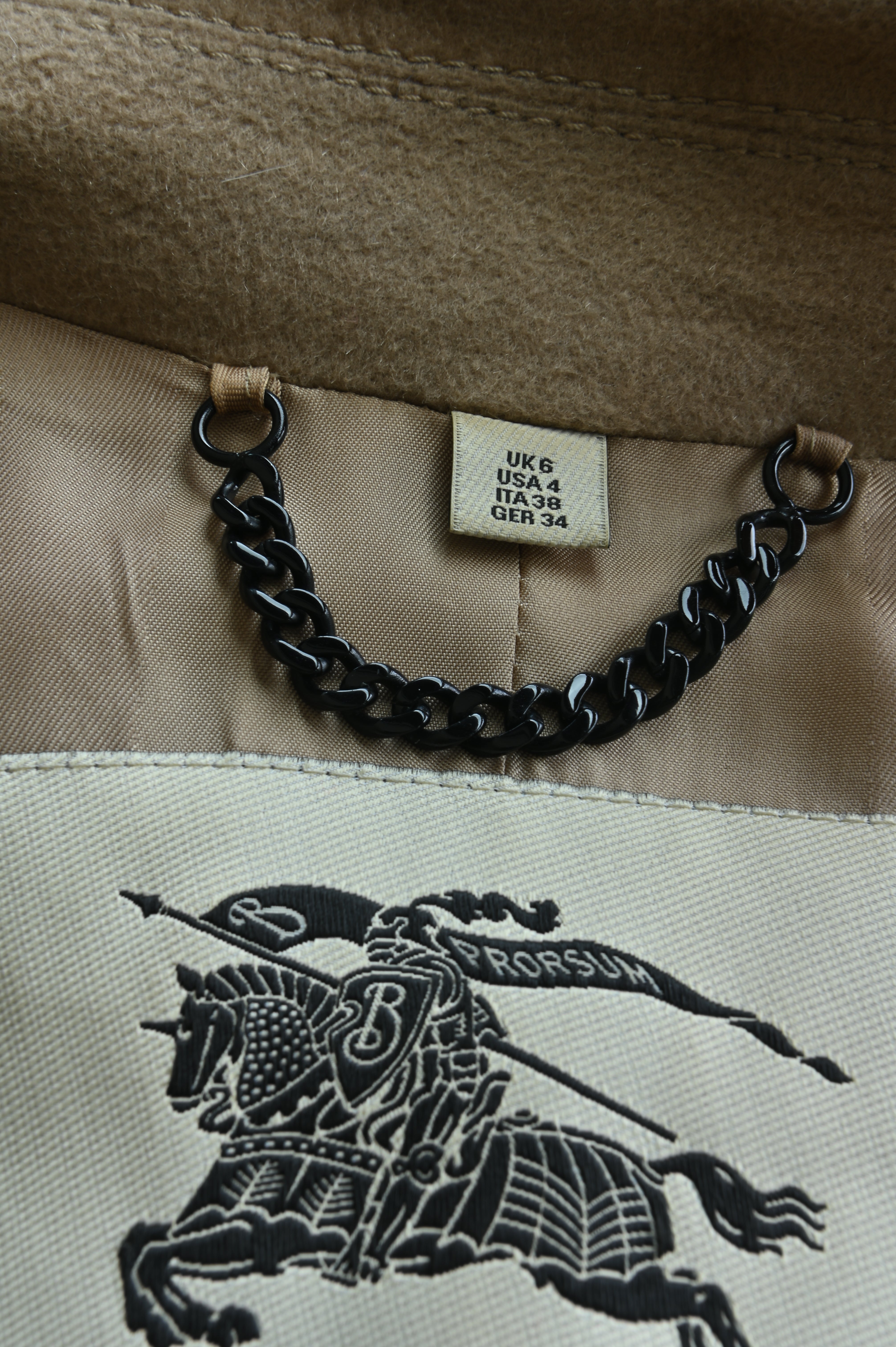 Burberry wool trench Coat in beige