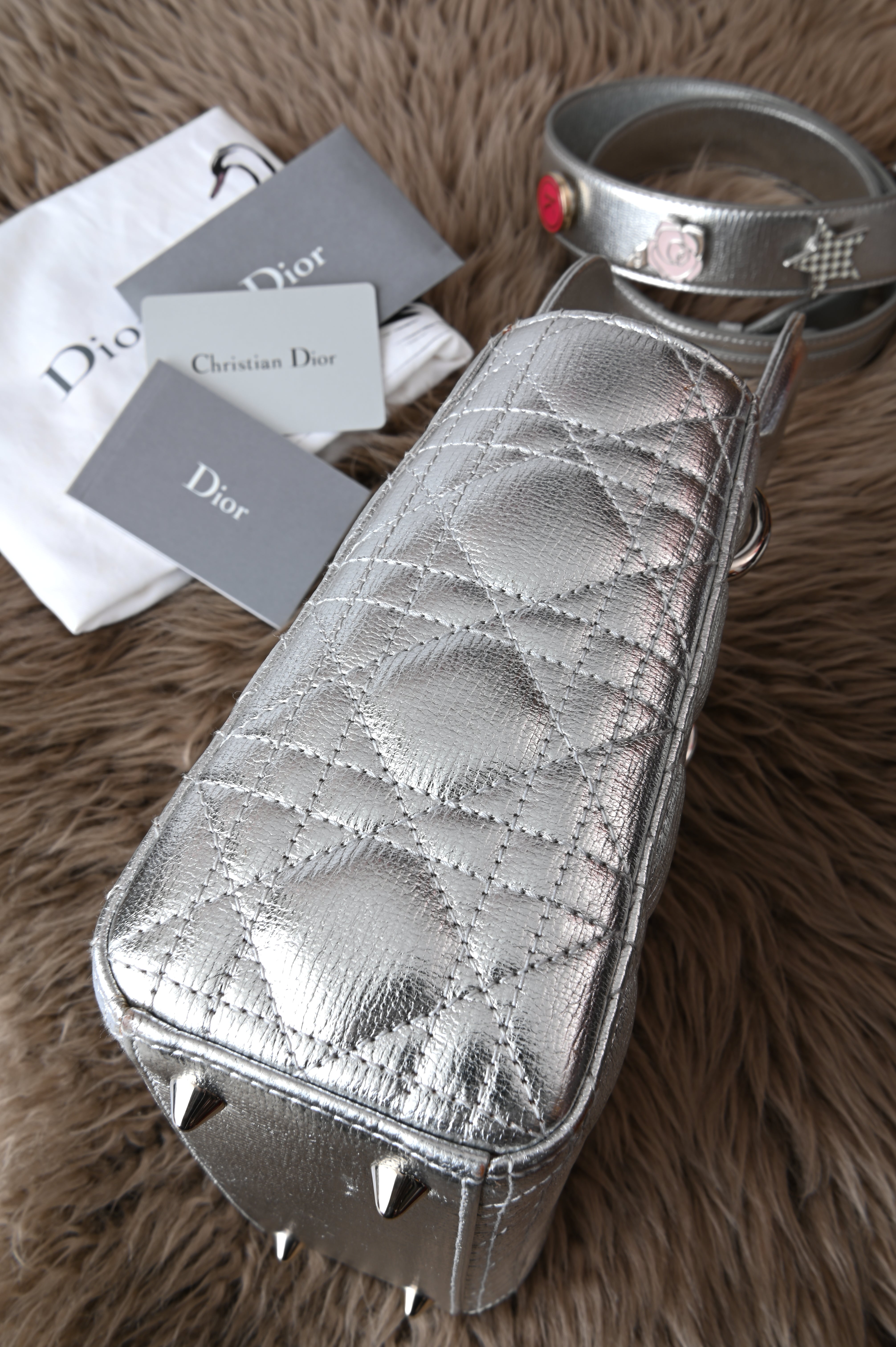 Christian Dior Small ABCDior in silver