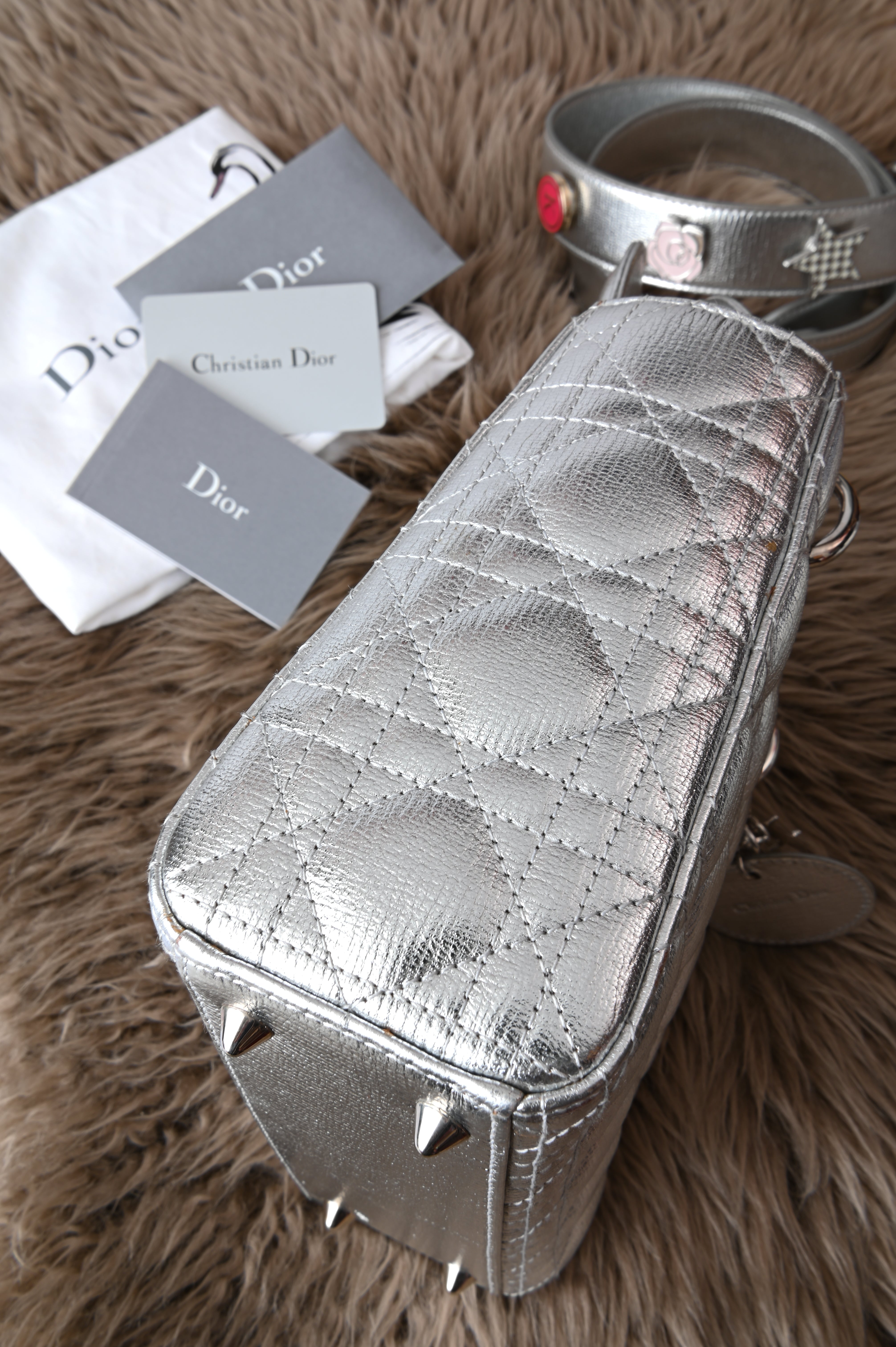 Christian Dior Small ABCDior in silver