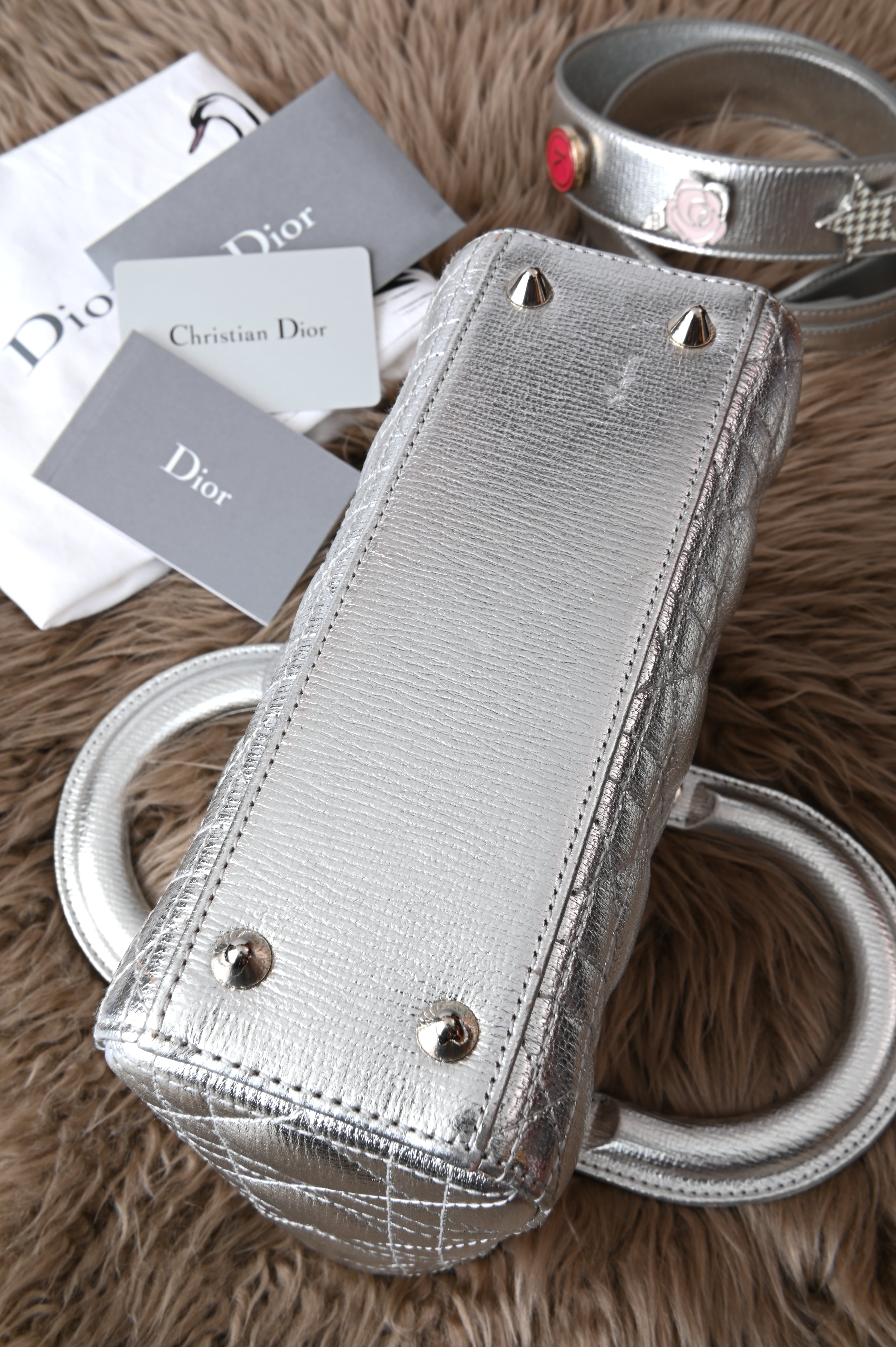 Christian Dior Small ABCDior in silver