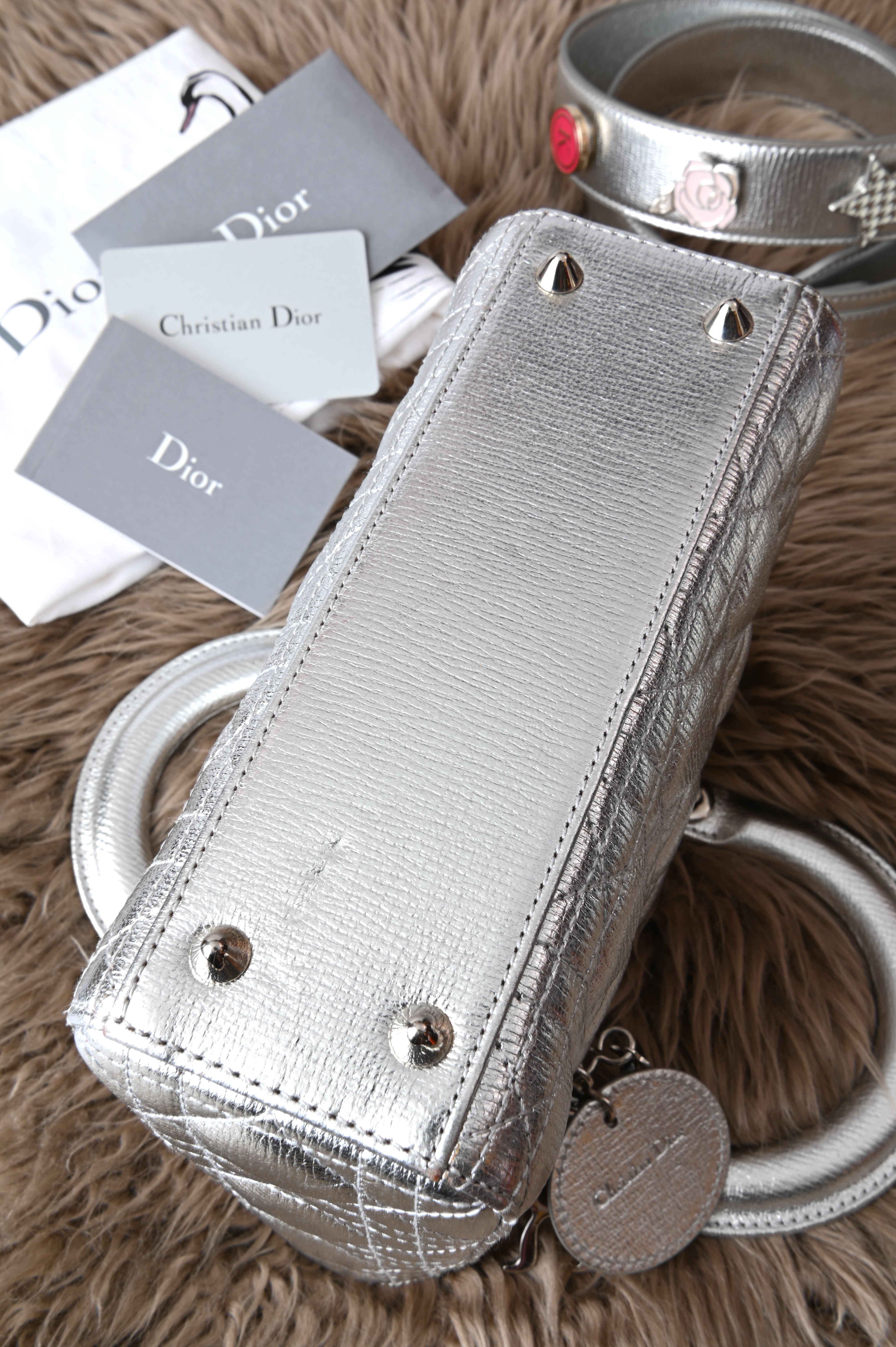 Christian Dior Small ABCDior in silver