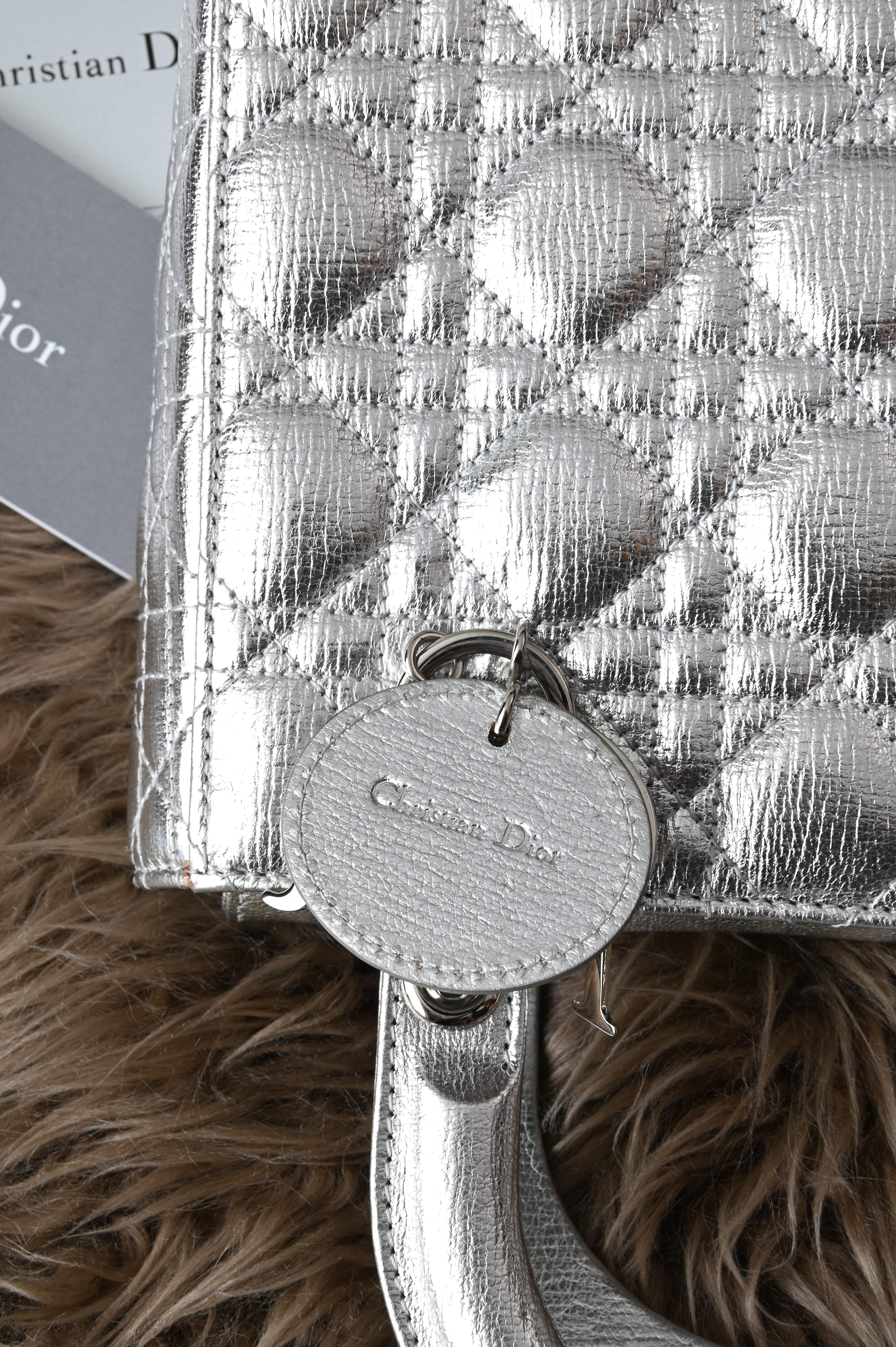 Christian Dior Small ABCDior in silver