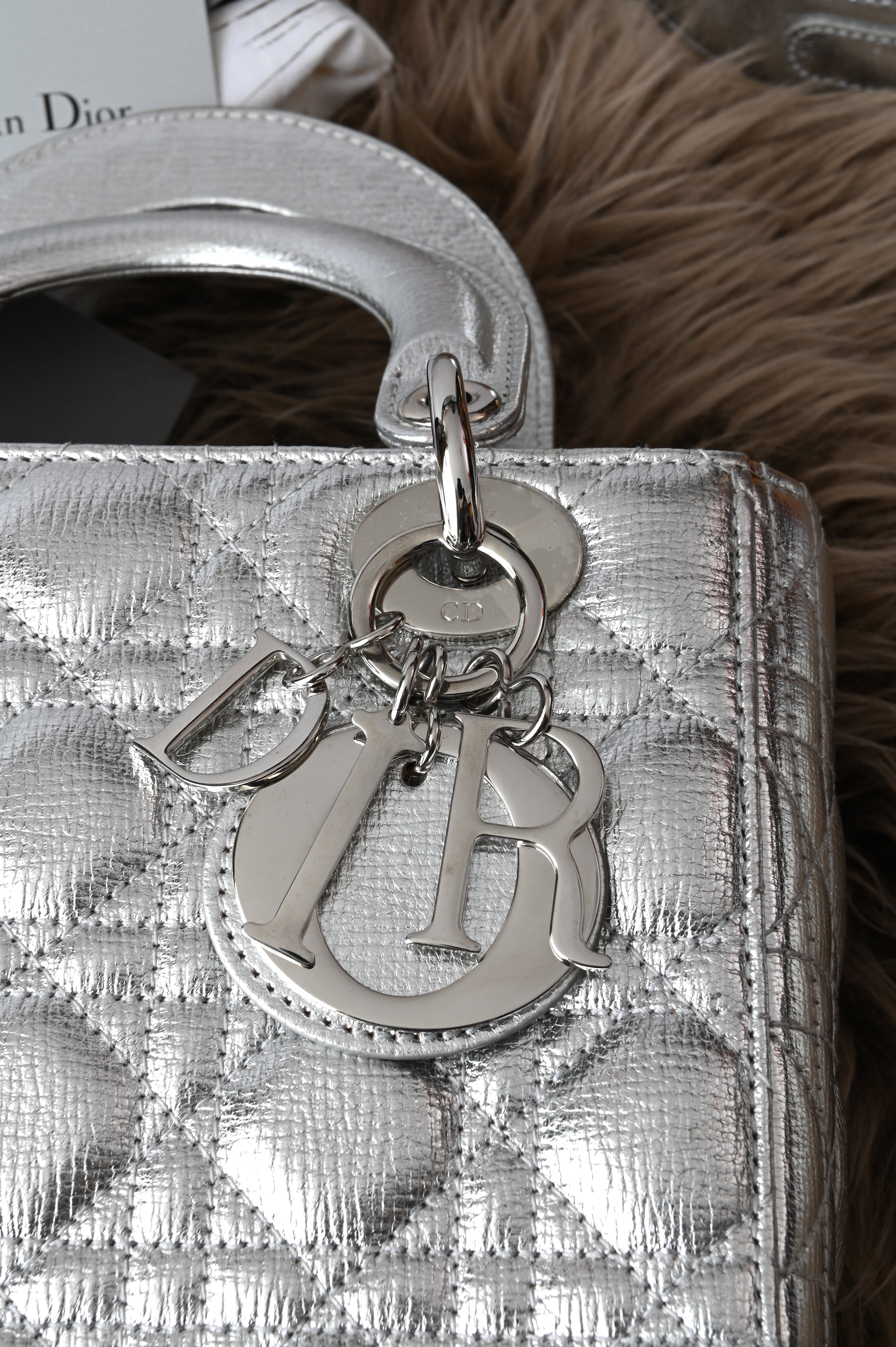 Christian Dior Small ABCDior in silver