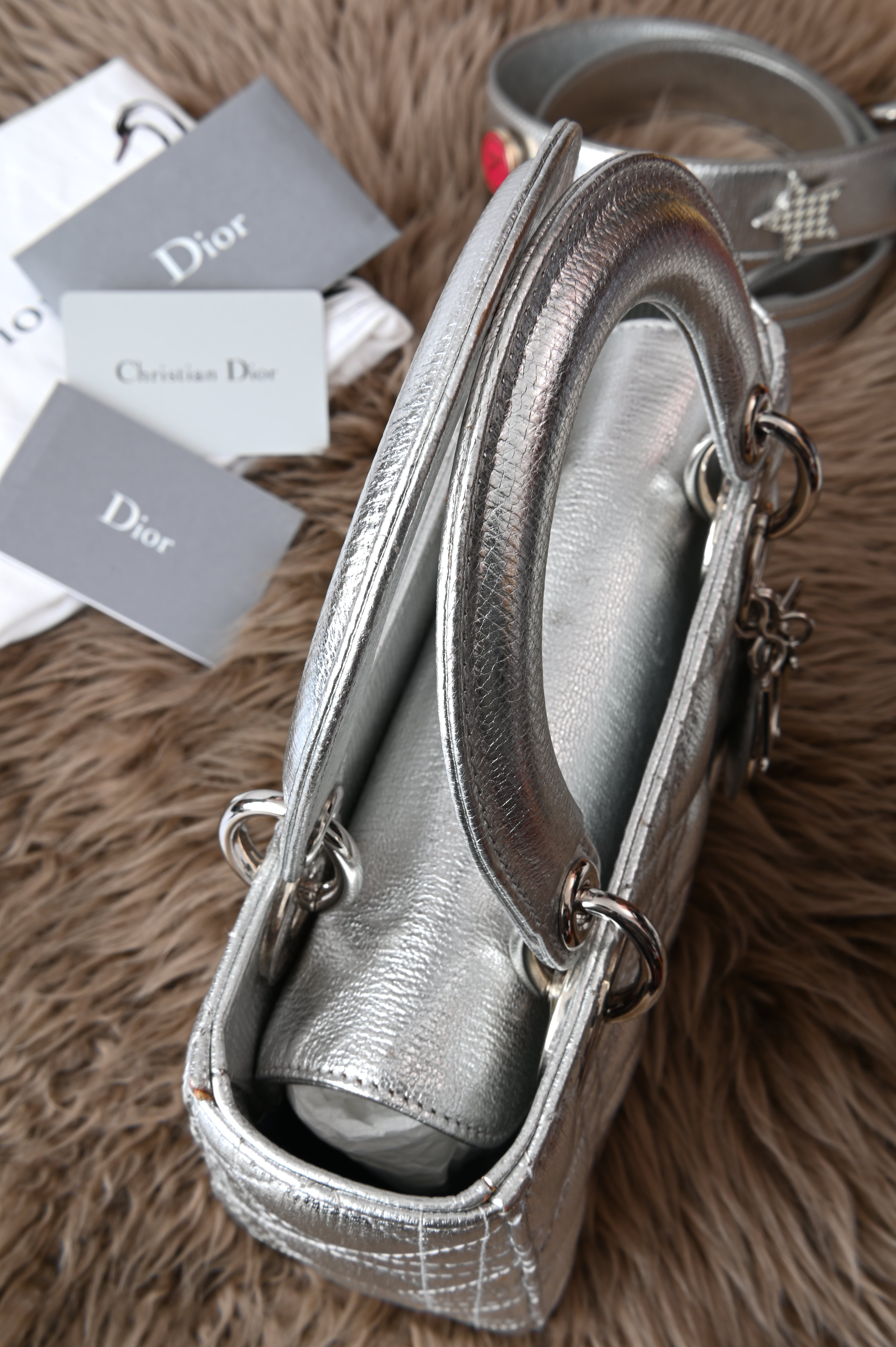 Christian Dior Small ABCDior in silver
