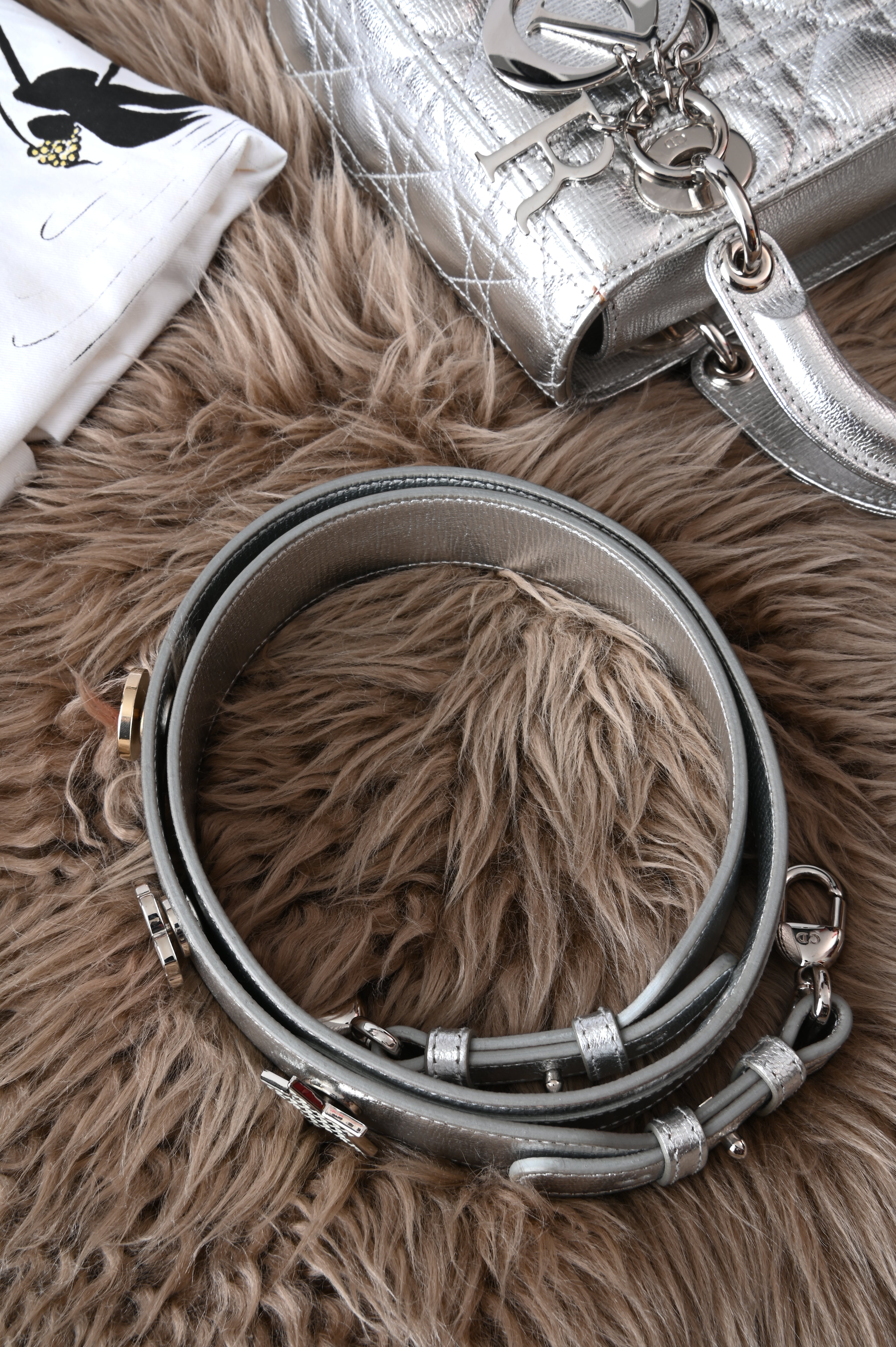 Christian Dior Small ABCDior in silver