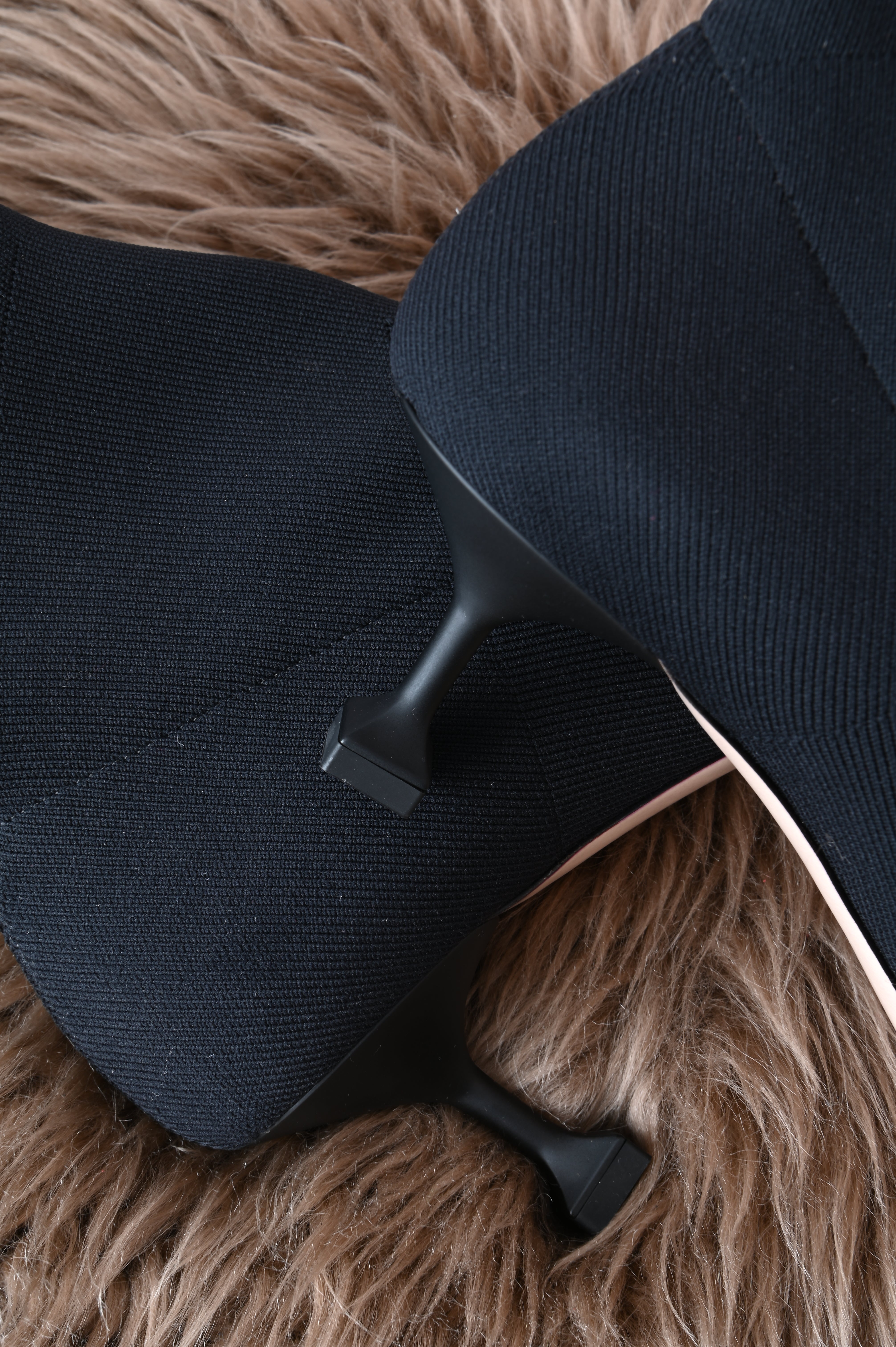 Miu Miu Sock ankle boots in black