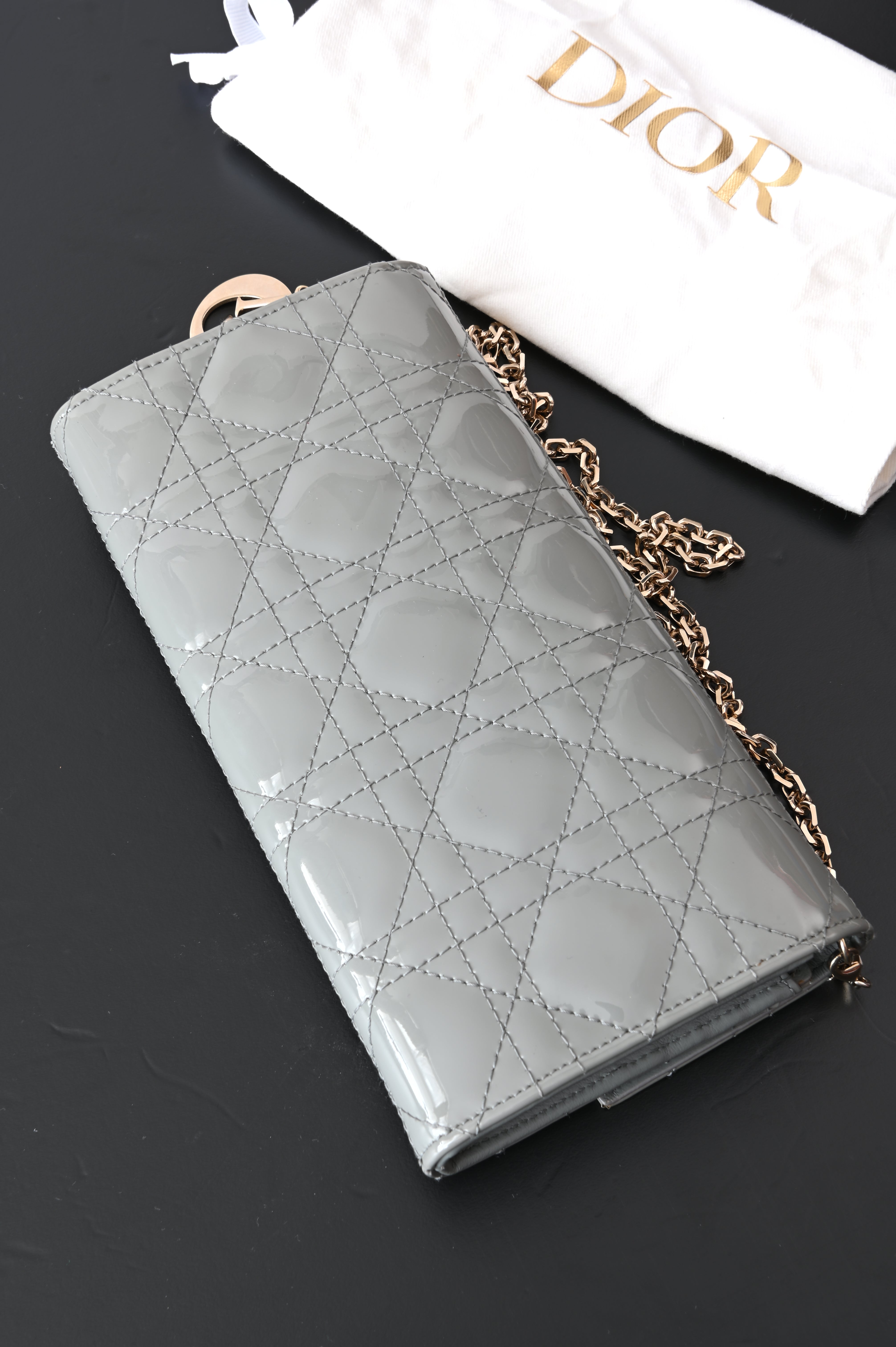 Christian Dior Sling Wallet on chain