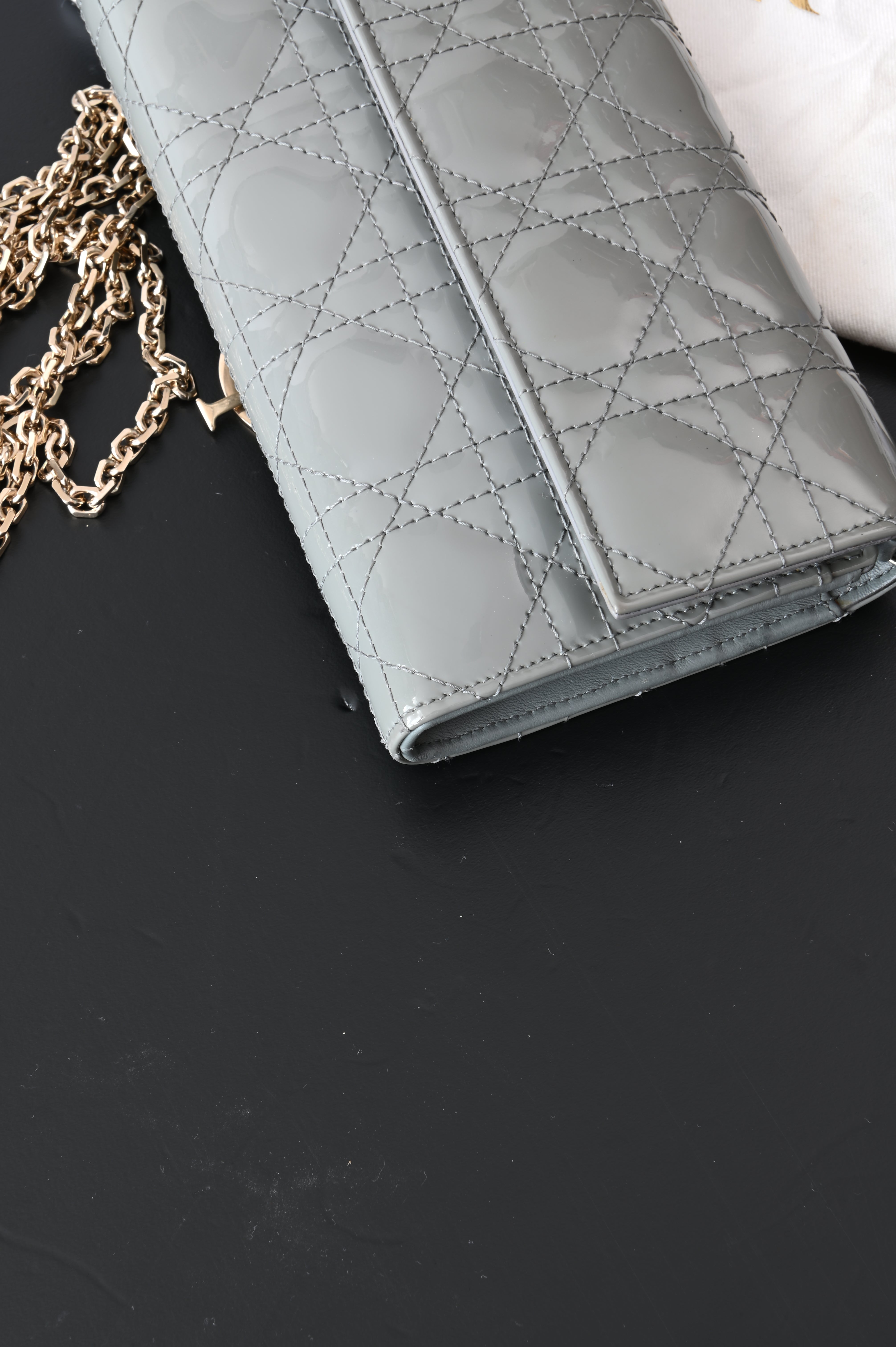 Christian Dior Sling Wallet on chain