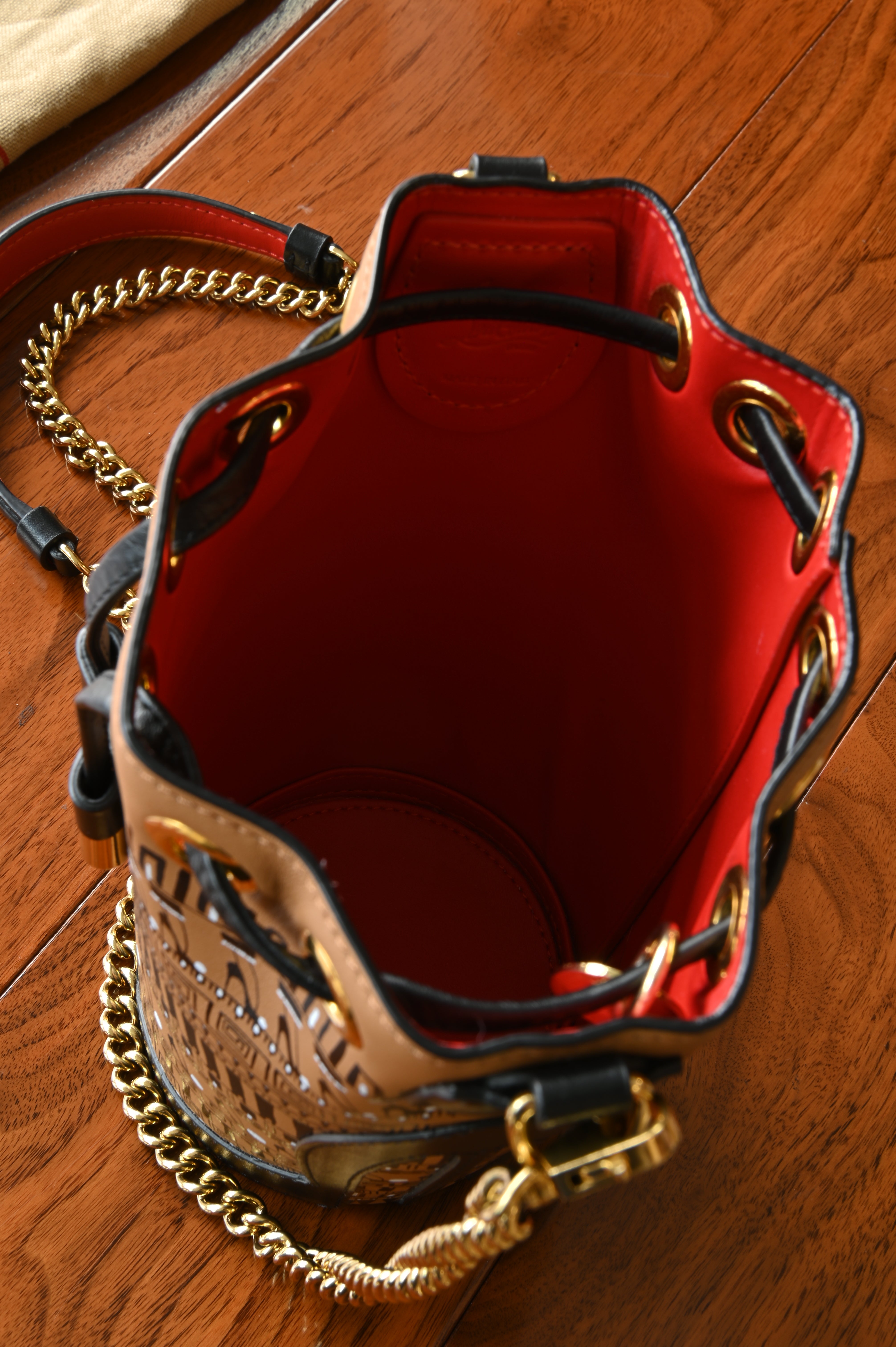 Christian Louboutin Loubiphore Greekaba Mini Bucket Bag