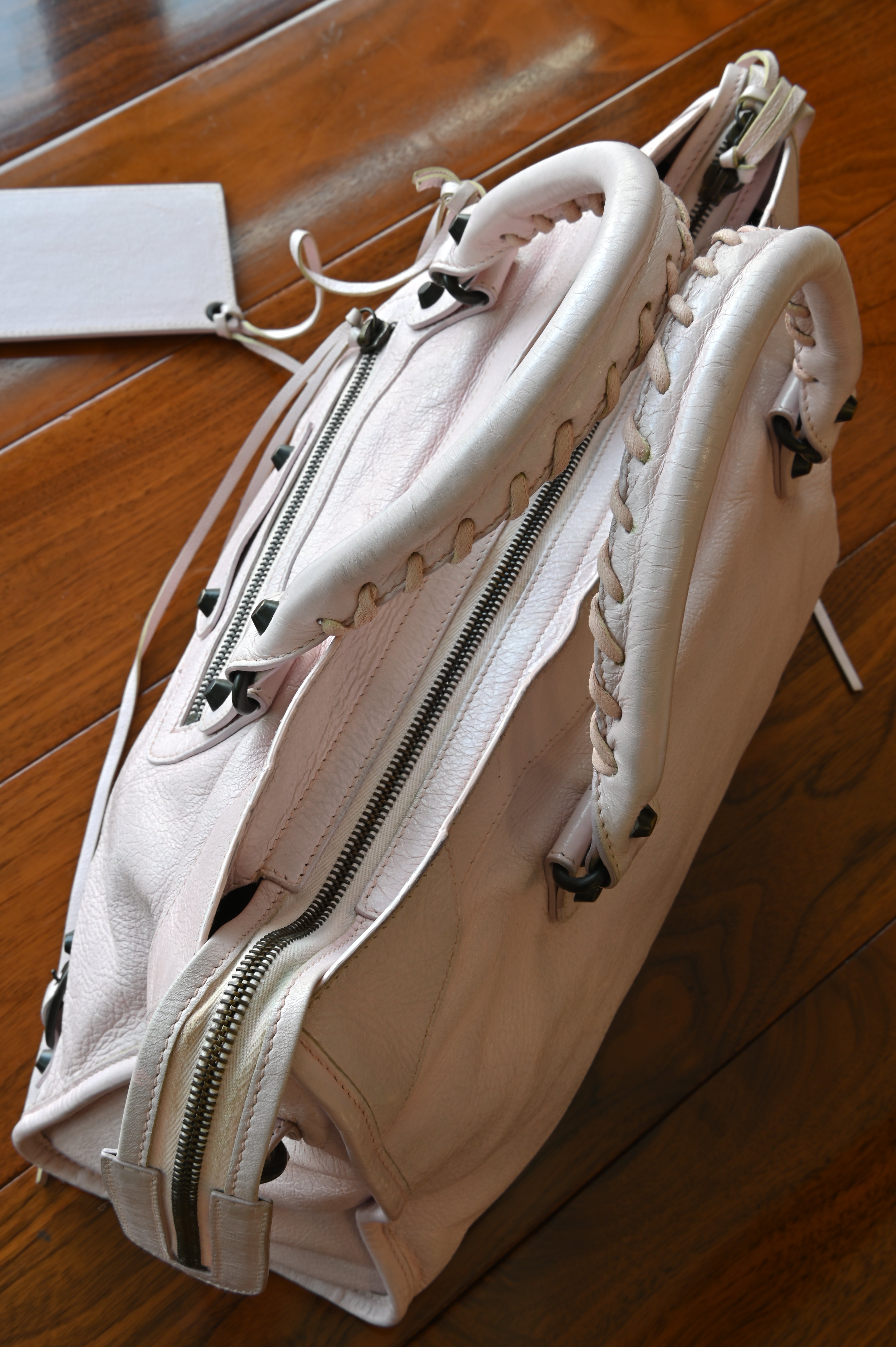 Balenciaga Pink Le City Shoulder Bag