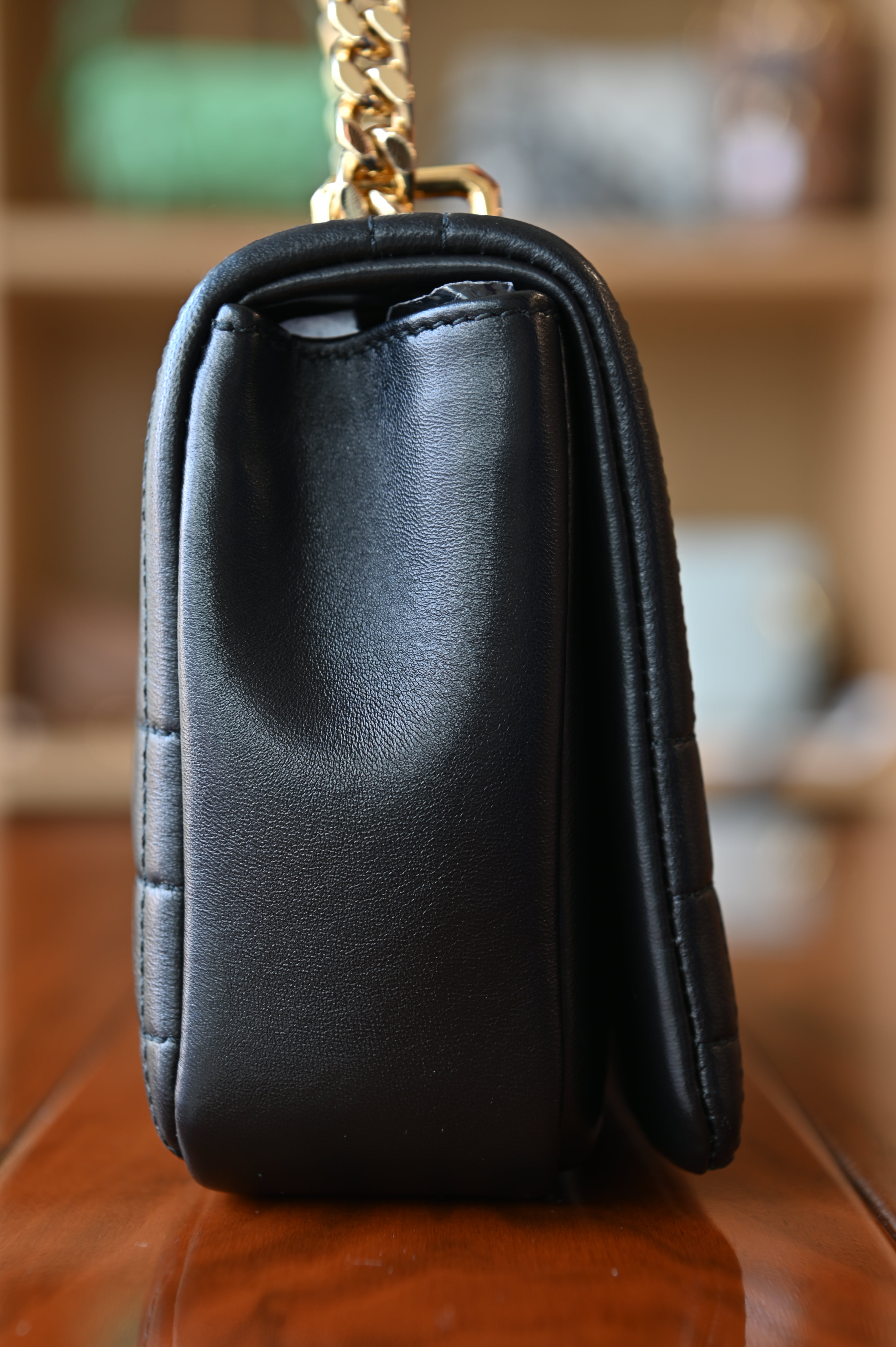 Burberry Black Quilted Lola Shoulder Bag