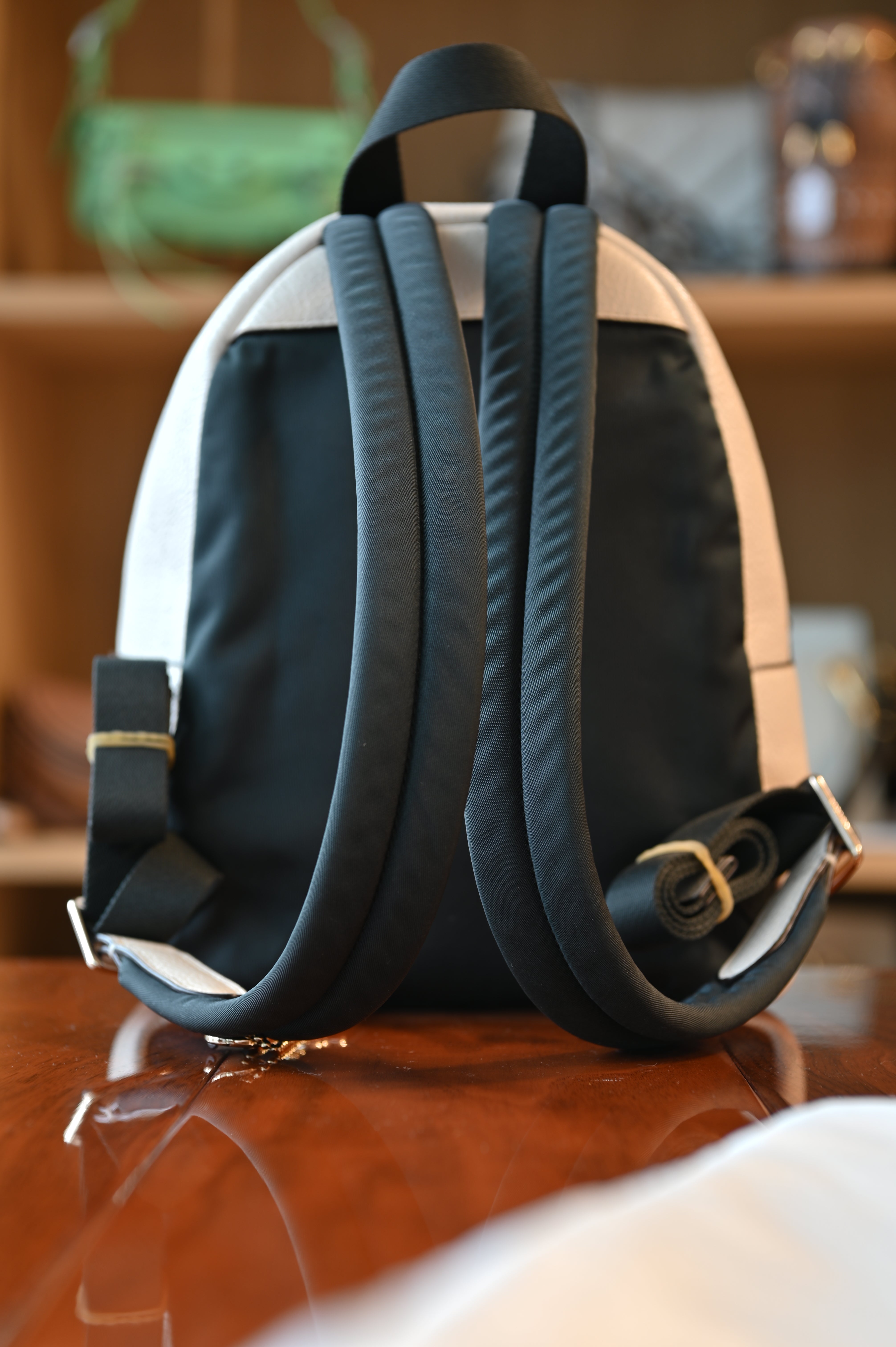 Coach White Mini Charlie Backpack