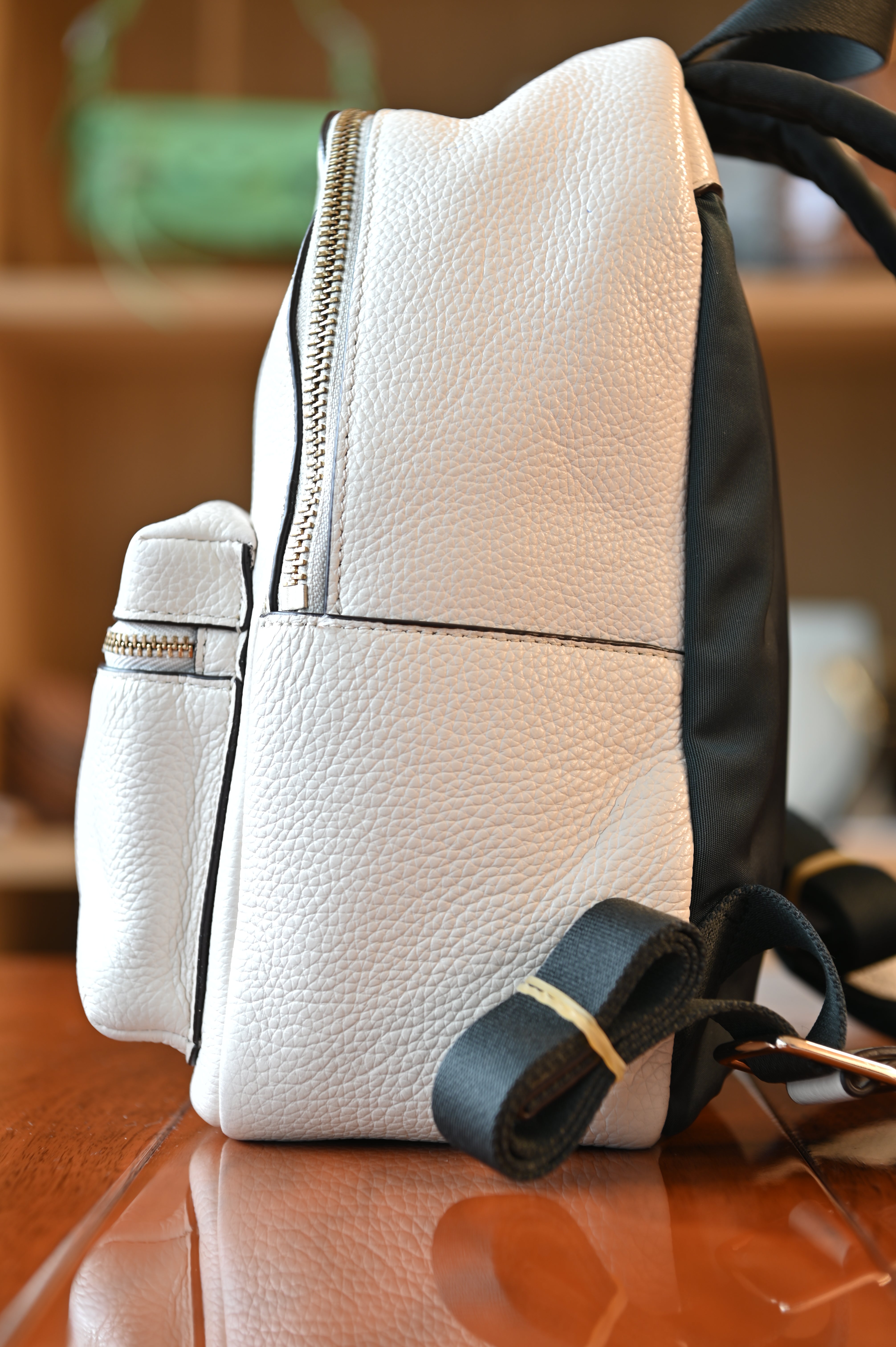 Coach White Mini Charlie Backpack
