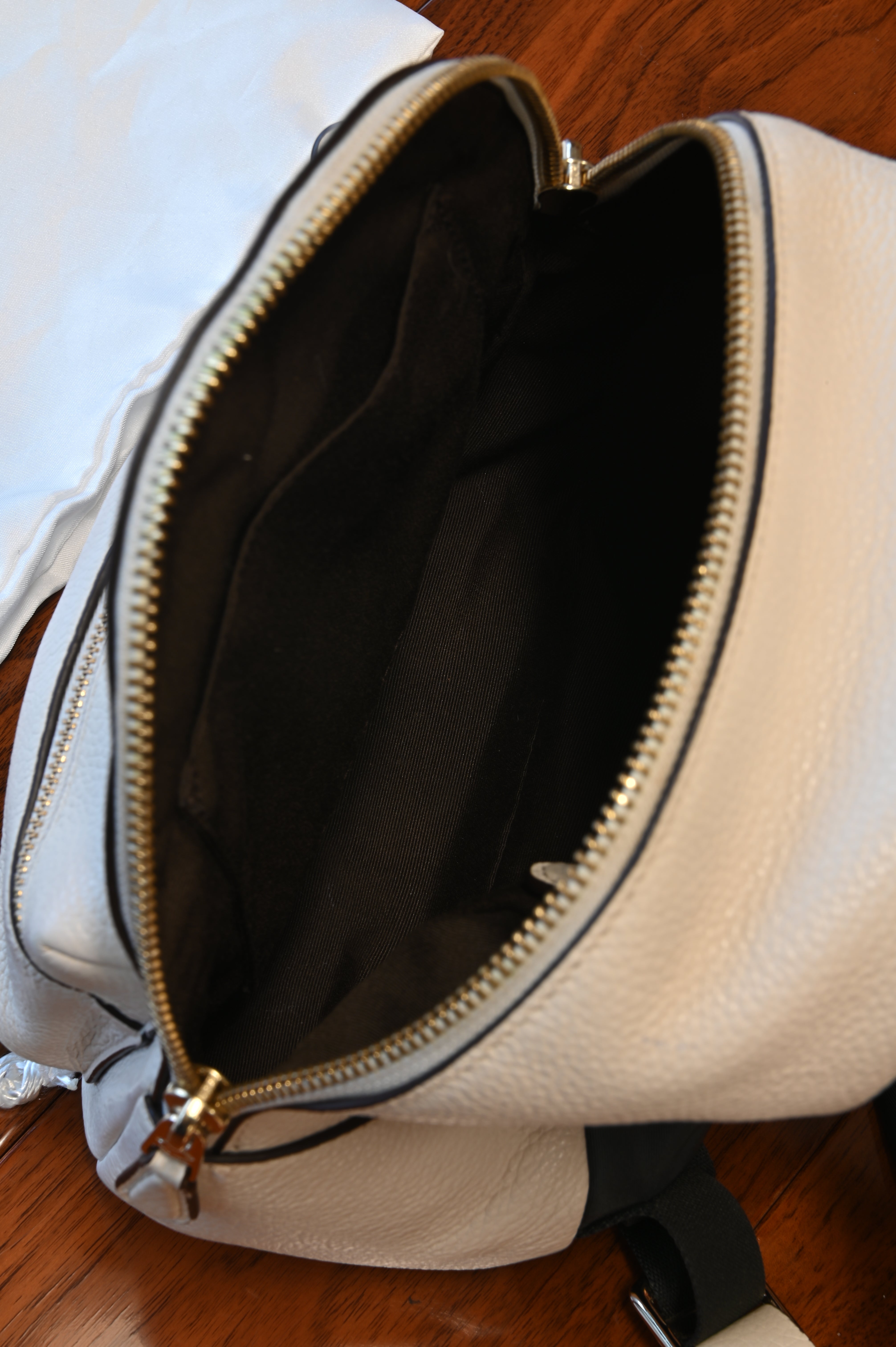 Coach White Mini Charlie Backpack