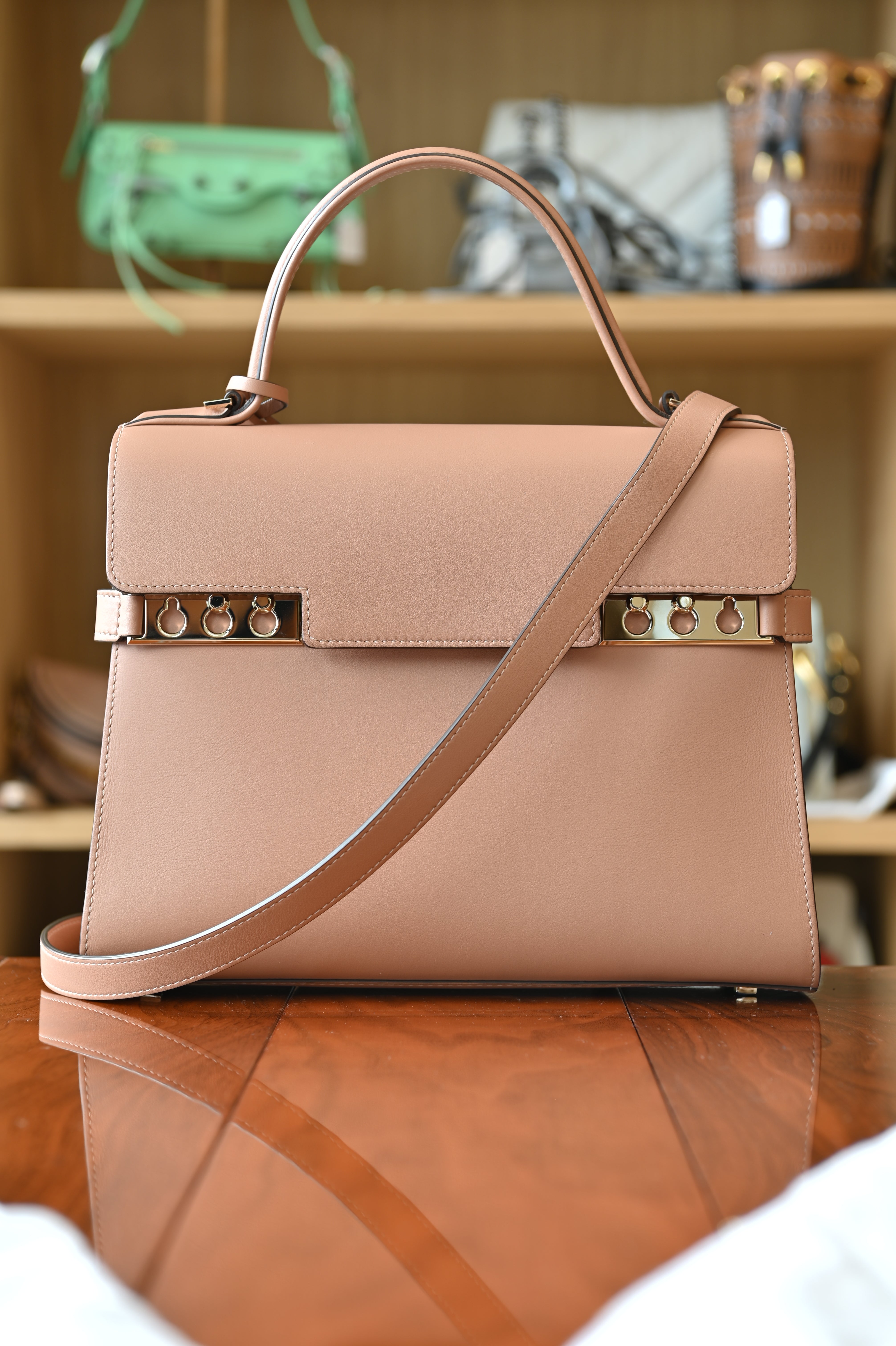 Delvaux Beige Tempête Handbag