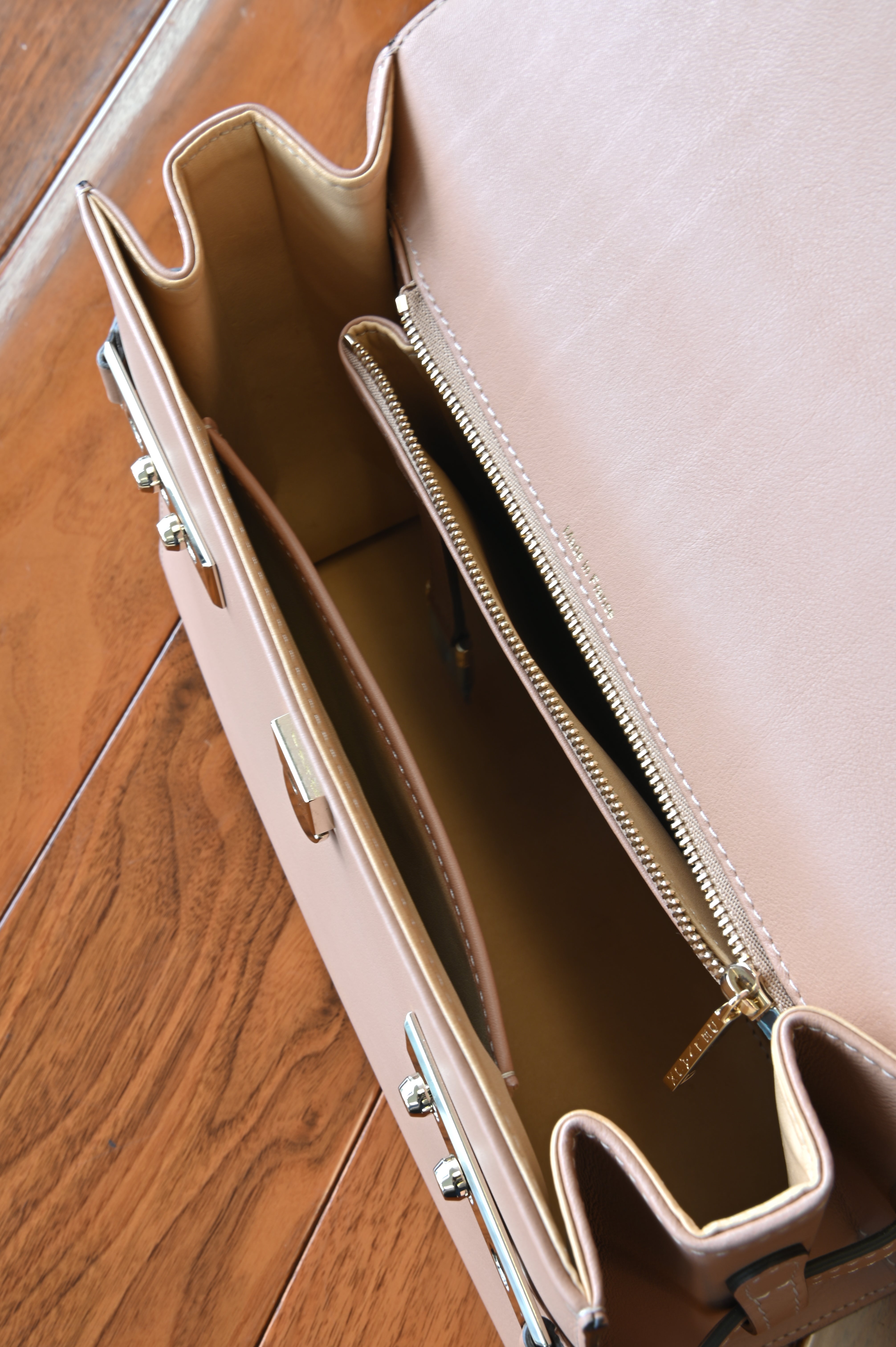 Delvaux Beige Tempête Handbag