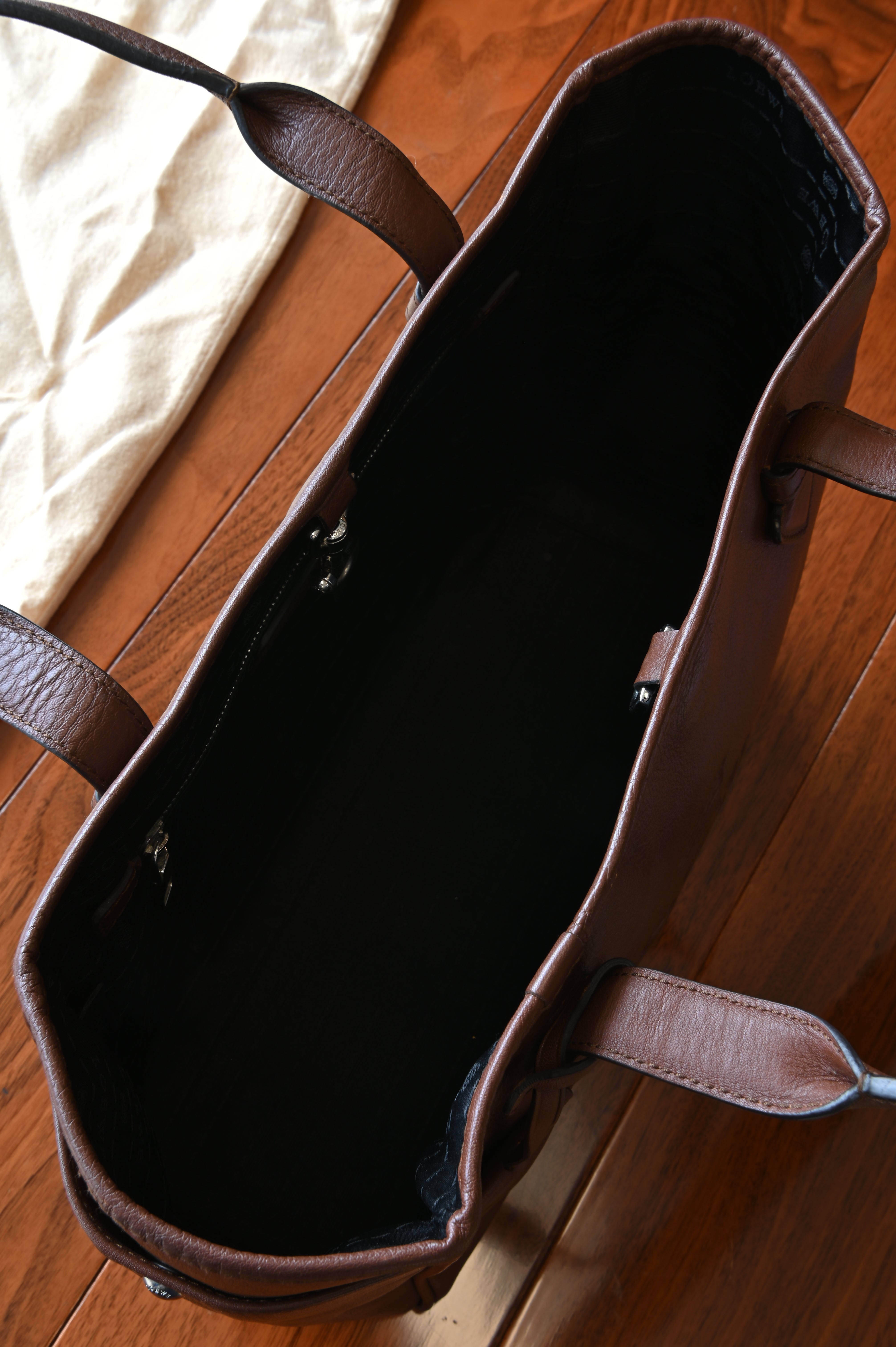 Loewe Brown Heritage Tote Bag