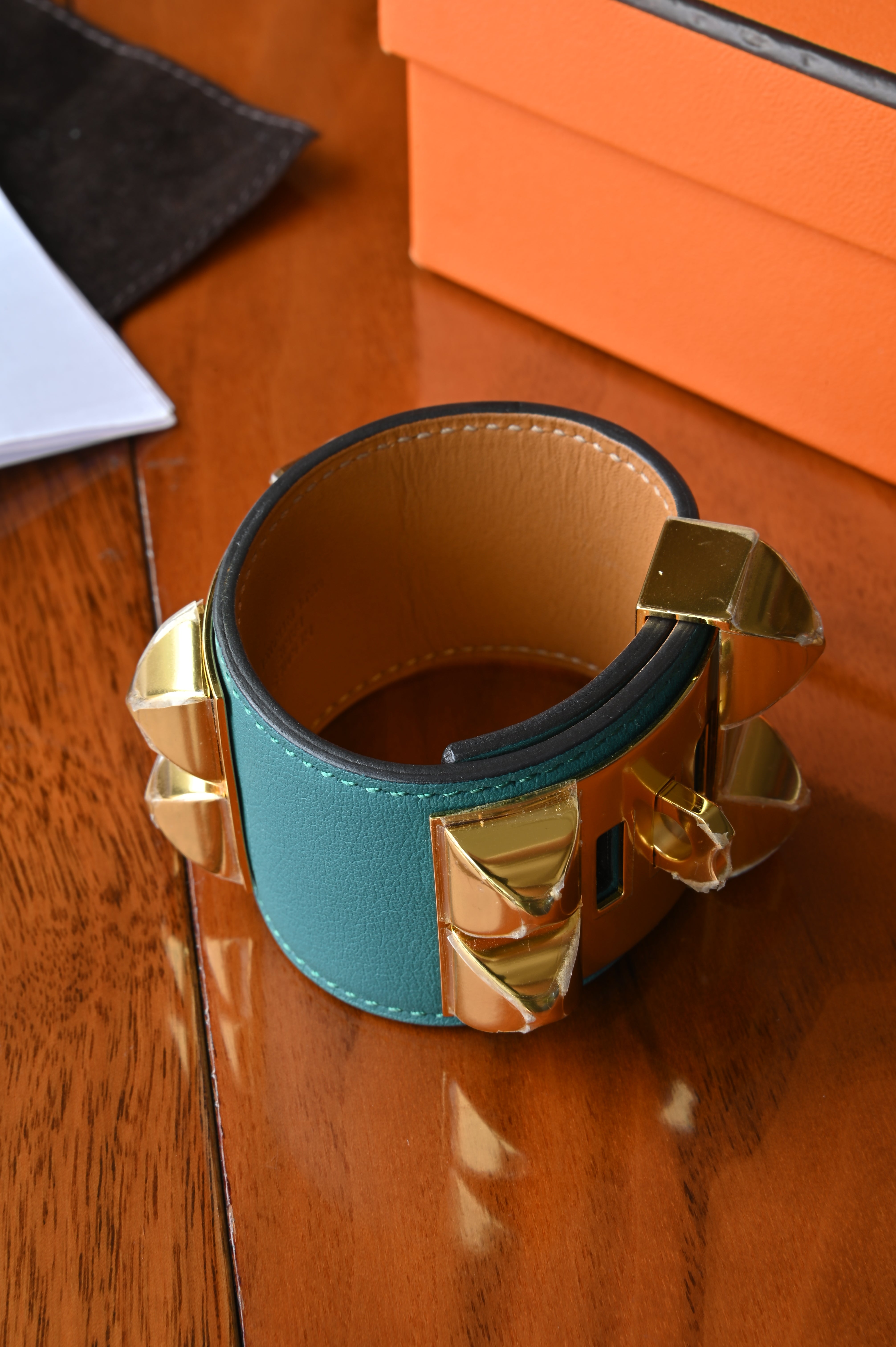Hermes Cuir Collier De Chien V2 Veau Swift Bracelet