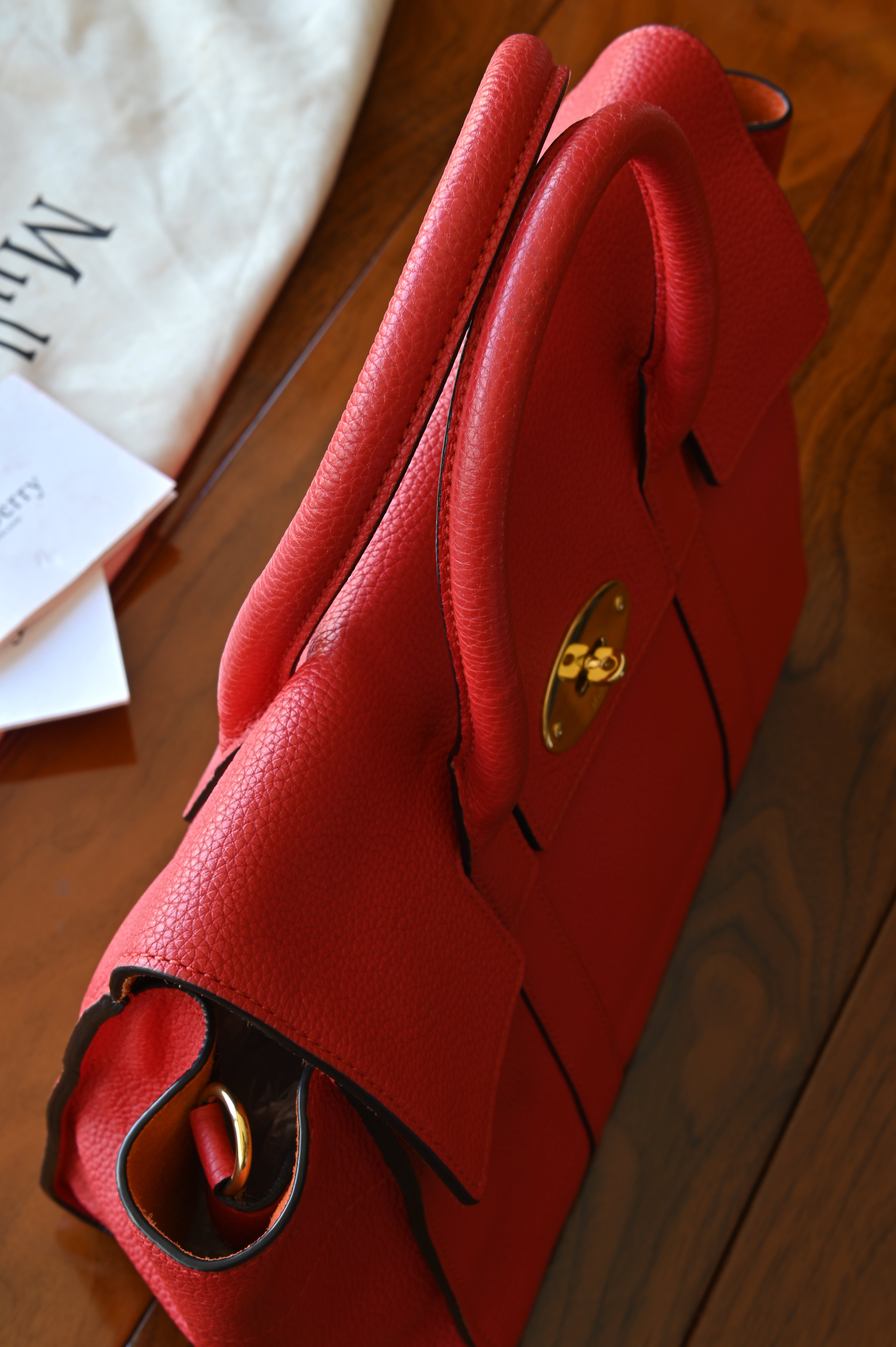 Mulberry Red Bayswater Tote Bag